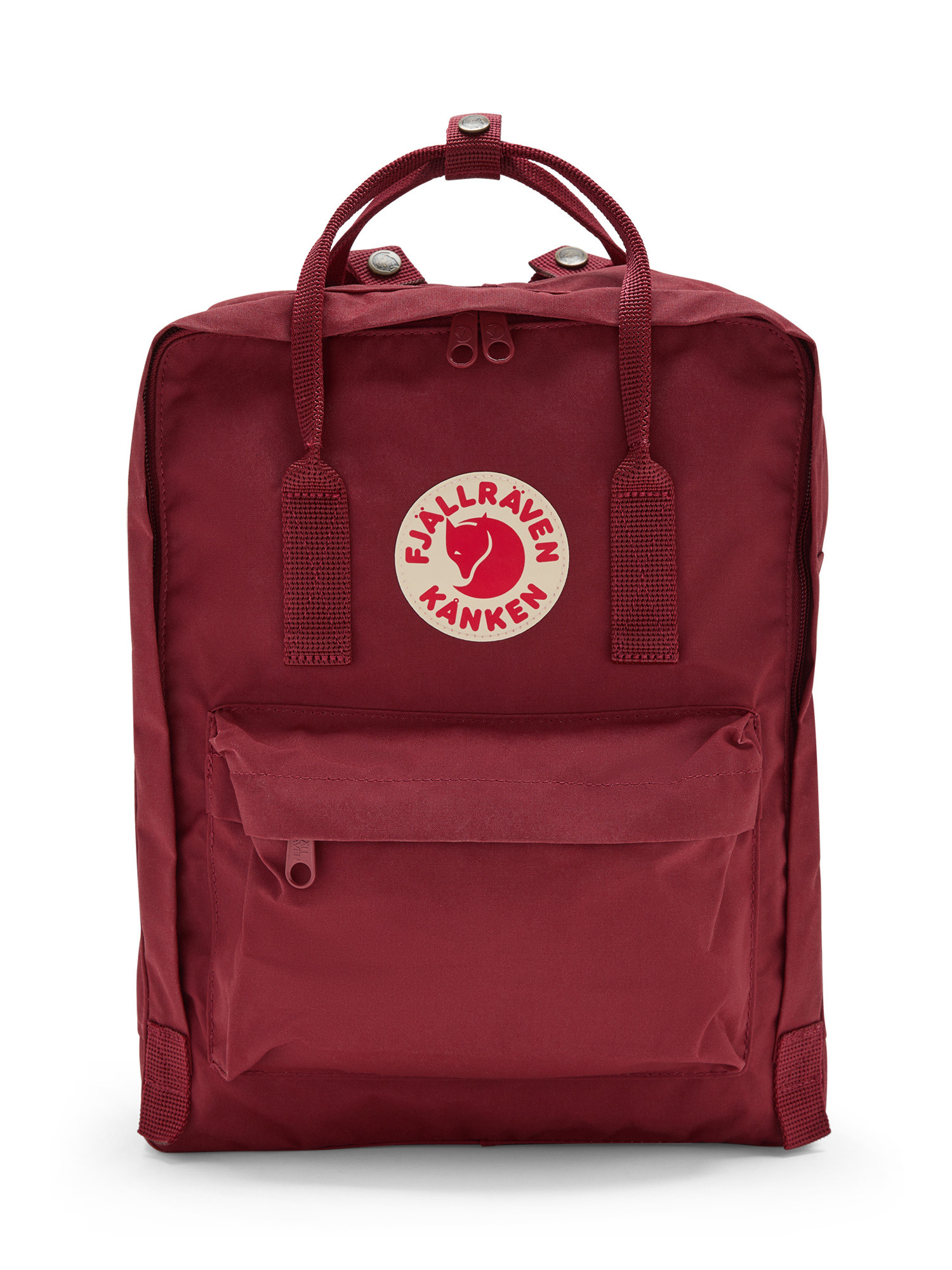 Kanken is the classic version of the iconic backpack from the Swedish brand Fjallraven., Brick Red, large image number 0
