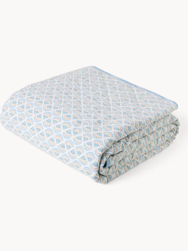 Printed Cotton Percale Quilted Bedspread - Introductory Price