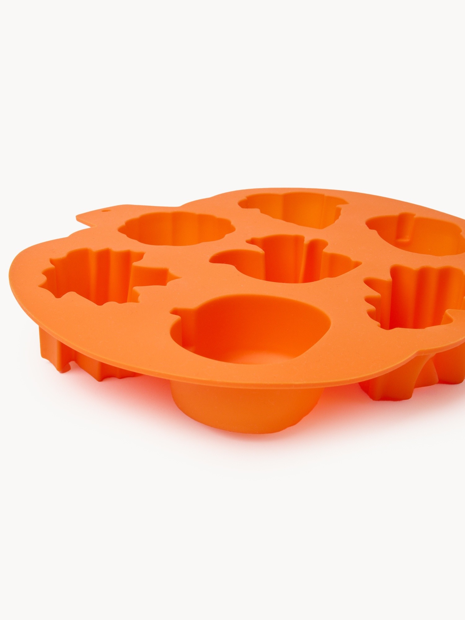 Autumn-shaped silicone mold, Yellow, large image number 1