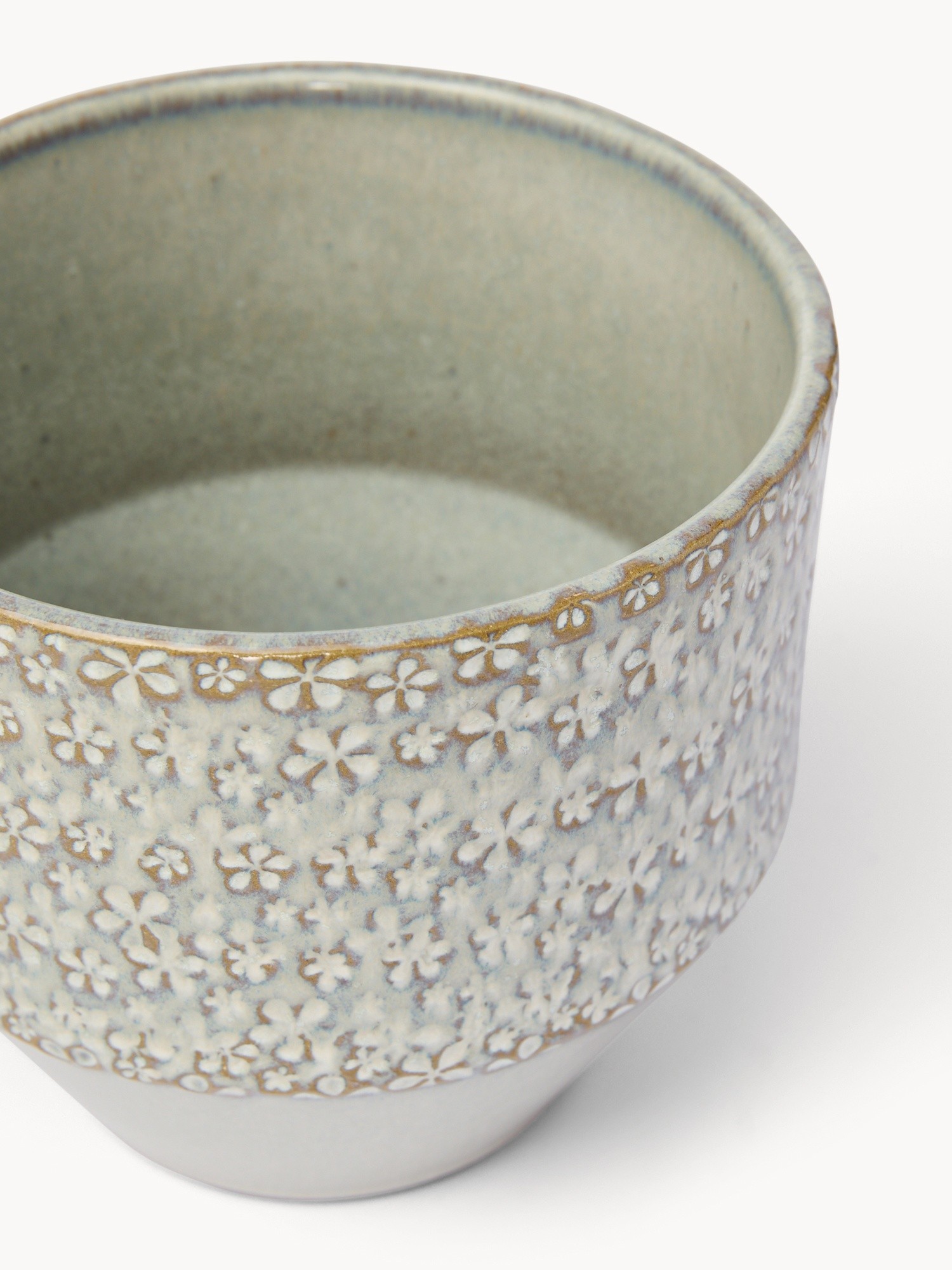 Cachepot in ceramica portoghese prodotta artigianalmente, Blu chiaro, large image number 1