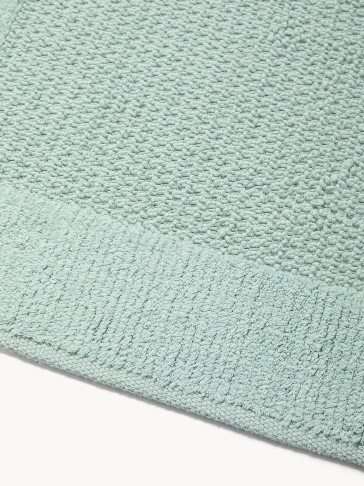 Tappeto bagno in cotone - Prezzo di lancio, Verde acqua, large image number 1