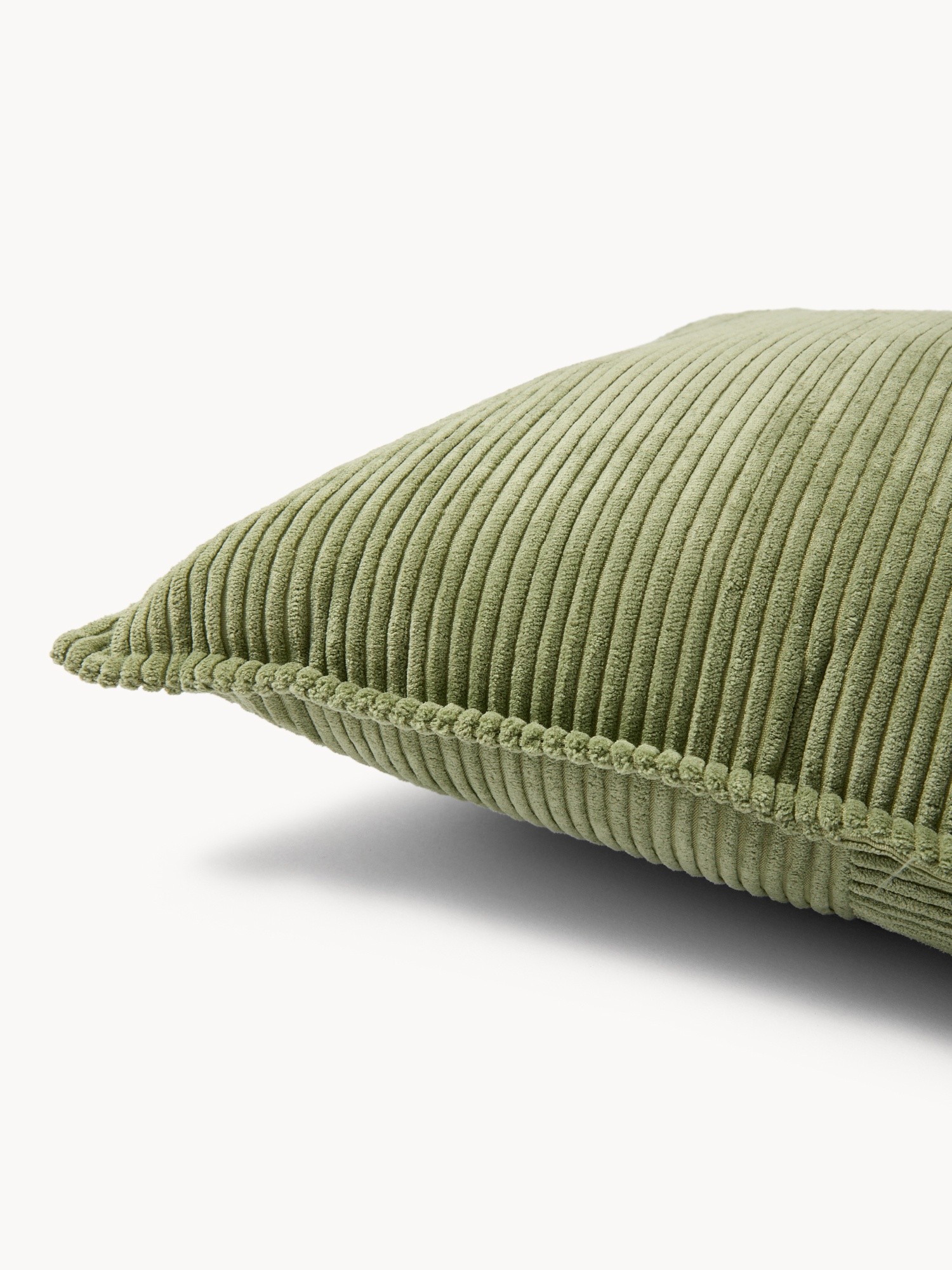 Cuscino in velluto a costine 45x45cm - Prezzo di lancio, Verde, large image number 2