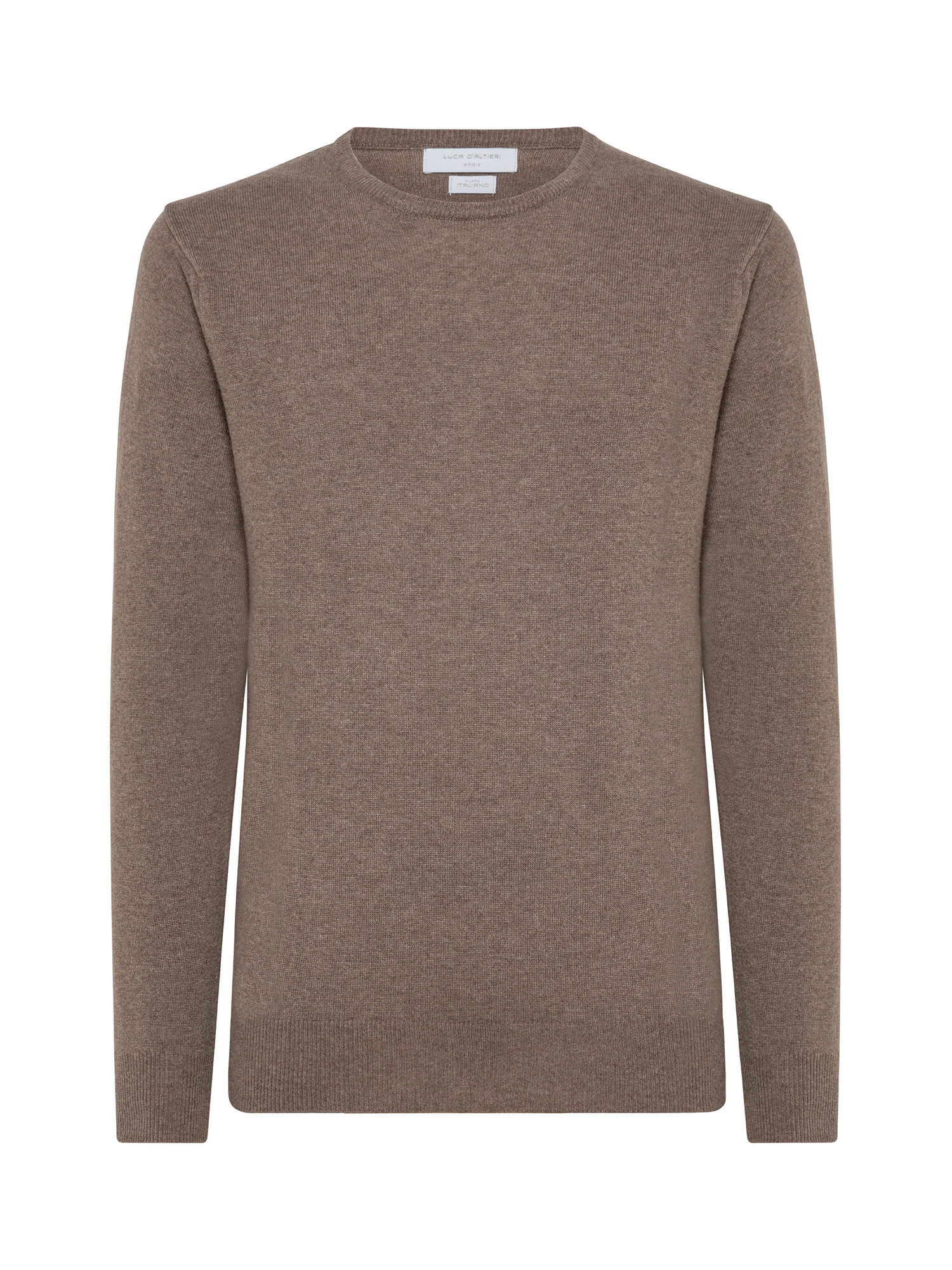 Basic cashmere blend pullover, Beige, large image number 0