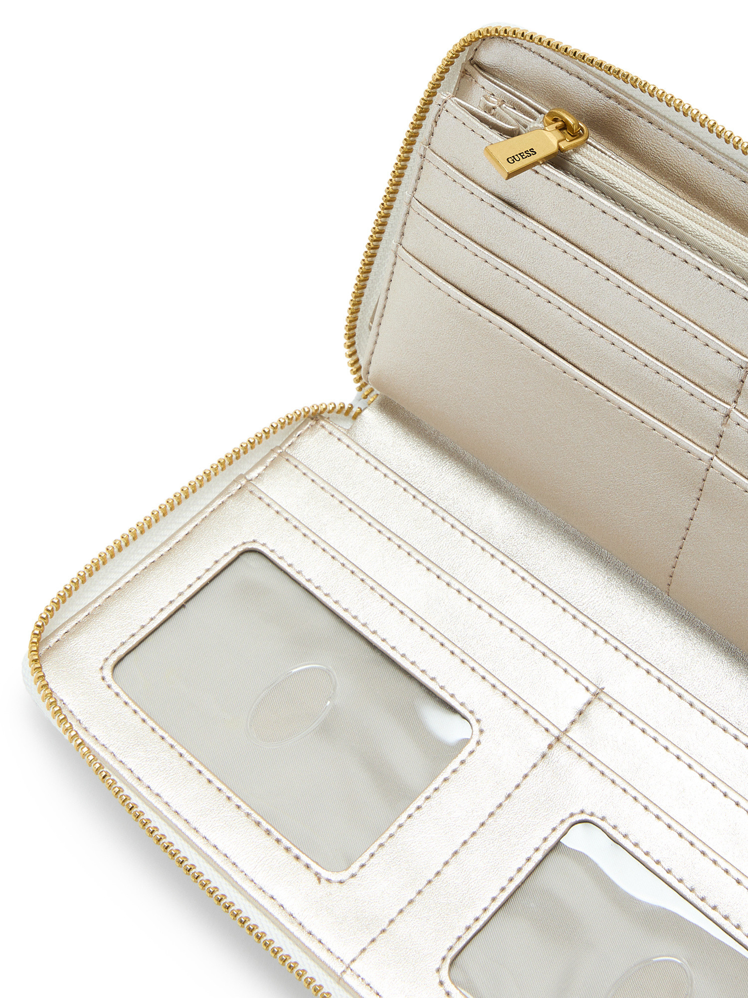 Guess - Giully maxi wallet, White, large image number 2