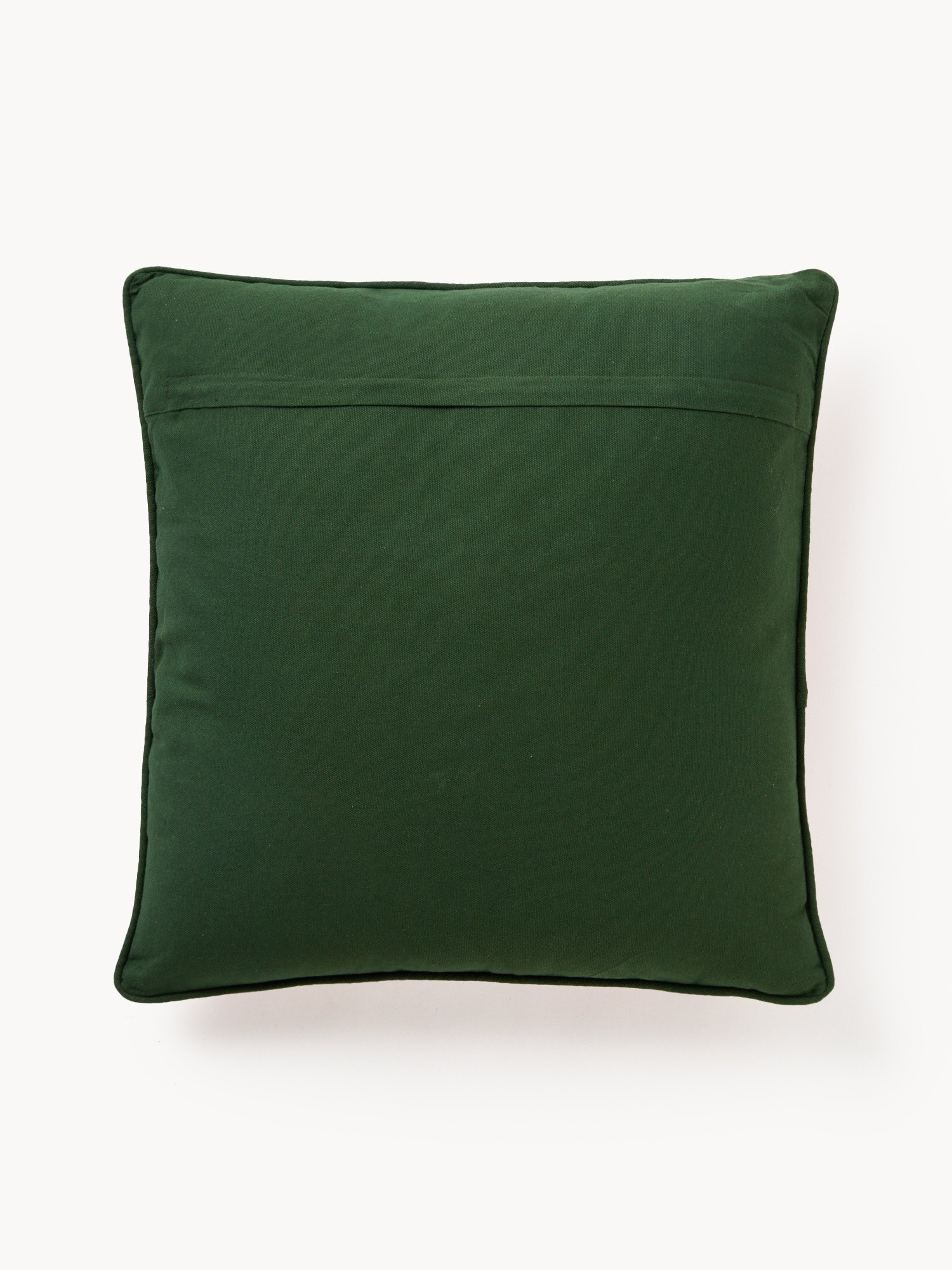 Cushion with Christmas tree embroidery 45x45cm, Red, large image number 1