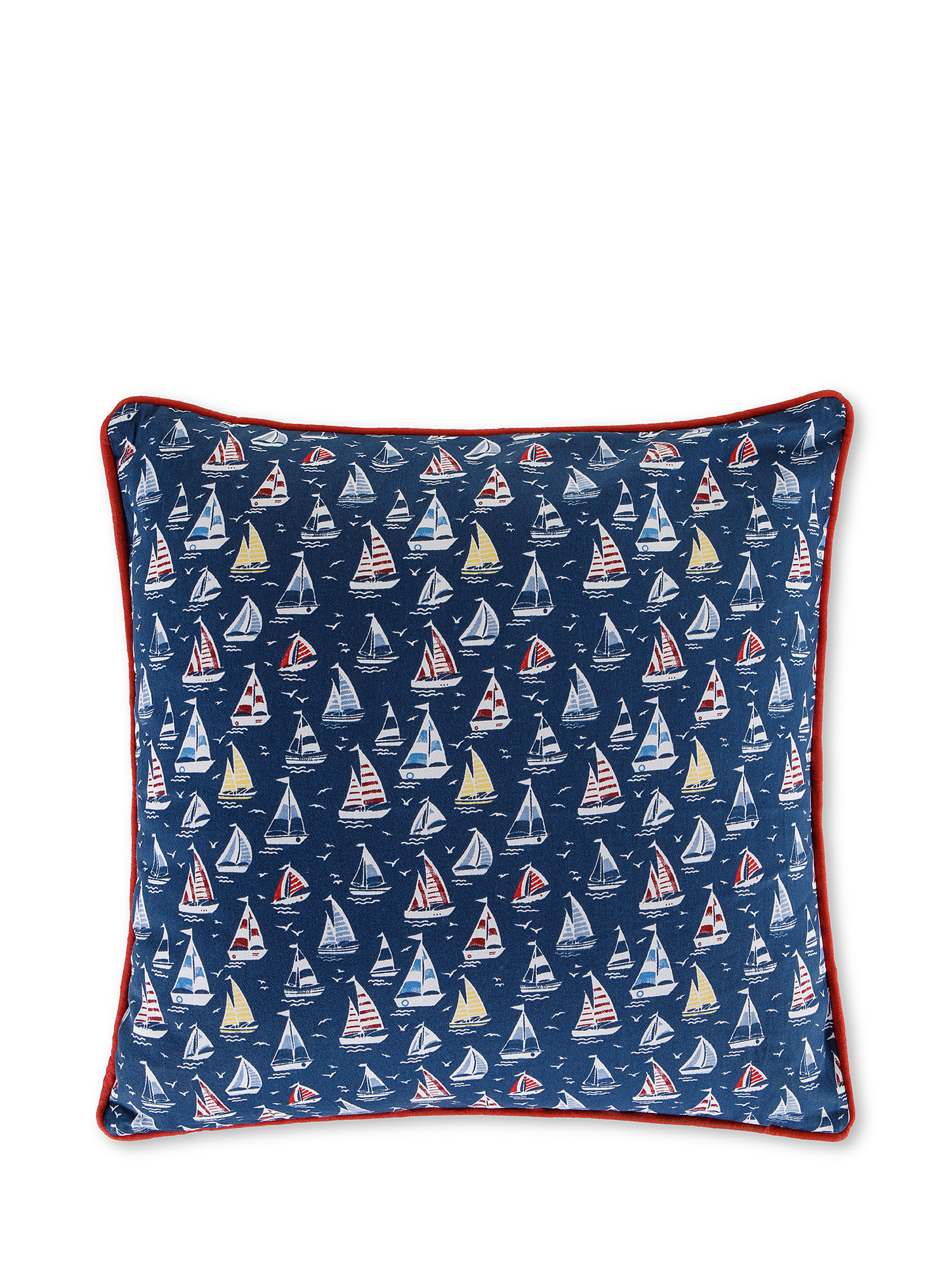 Sails print cushion 45x45cm, Multicolor, large image number 0