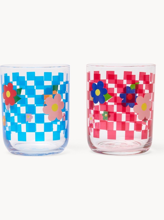 Glass tumbler with decal - Introductory price