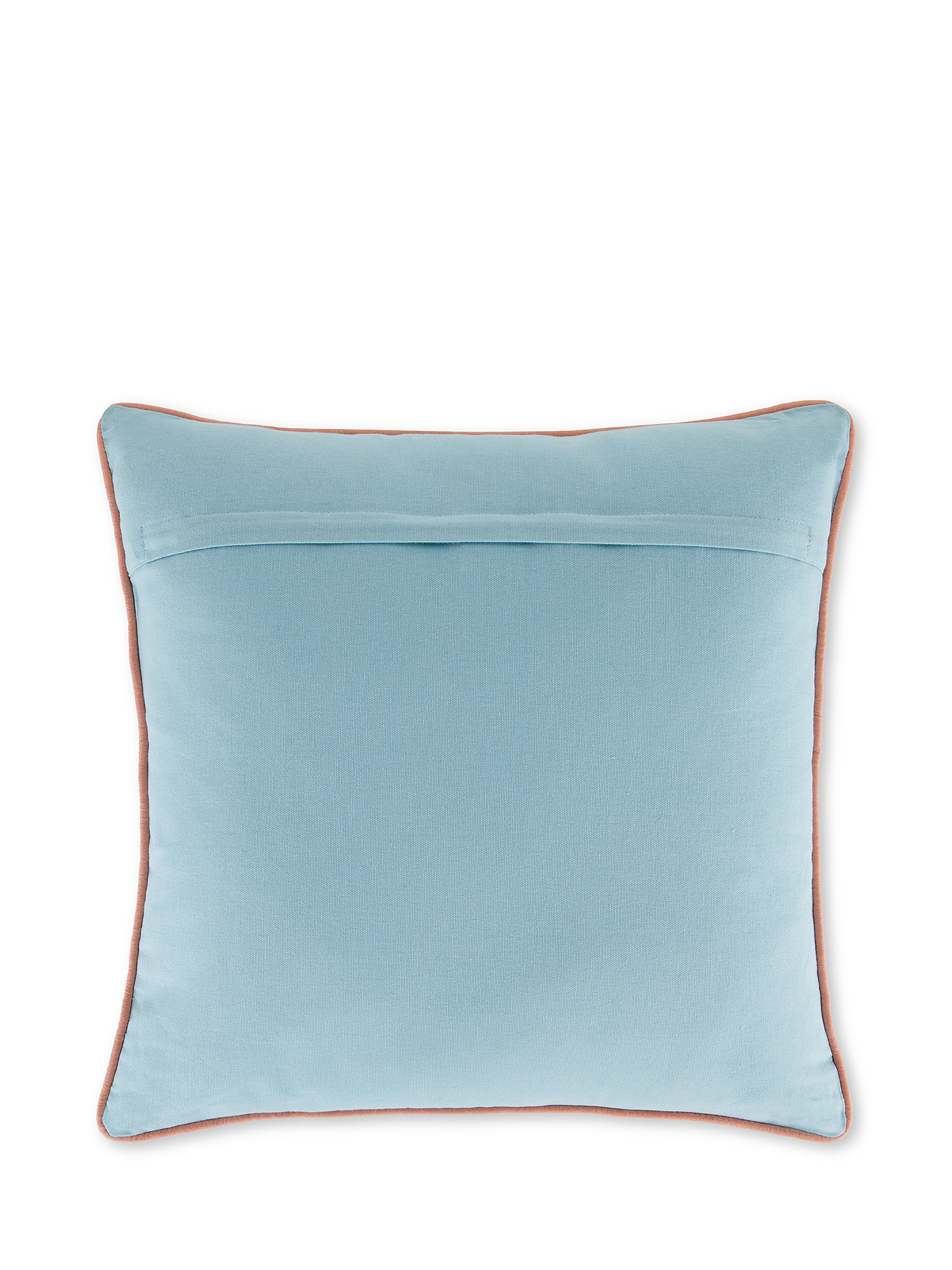 Marine embroidery cushion 45x45cm, Light Blue, large image number 1