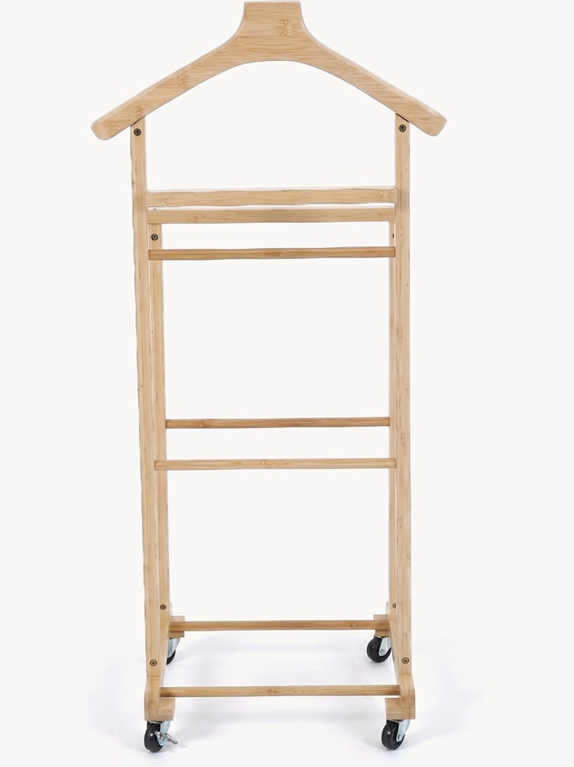 Natural Bamboo Valet Stand