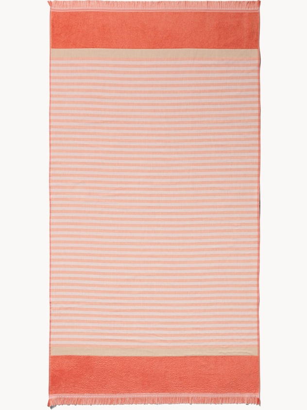 Fringed Cotton Hammam Beach Towel - Introductory Price