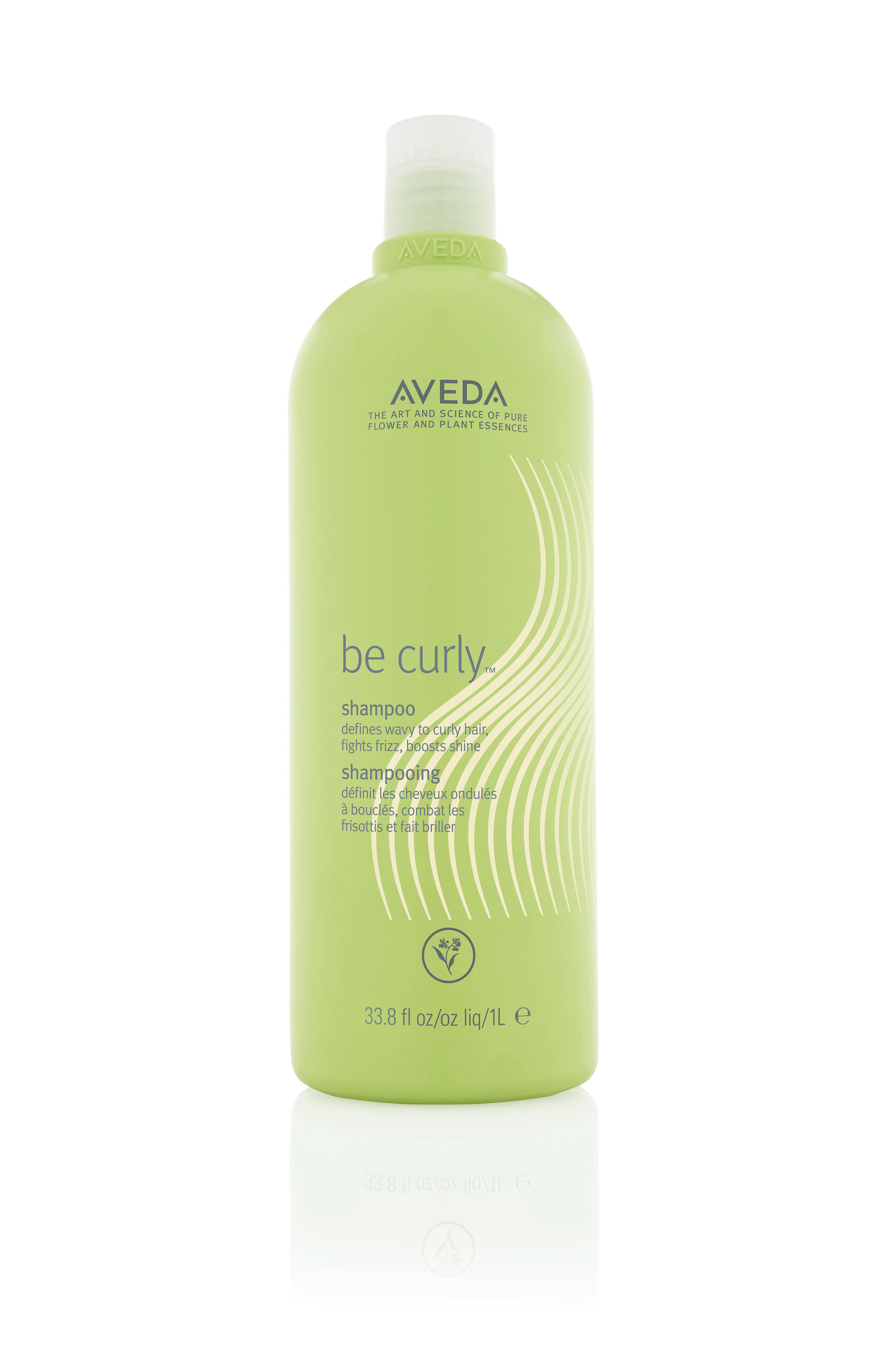 Aveda be curly shampoo 1000 ml, Green, large image number 0