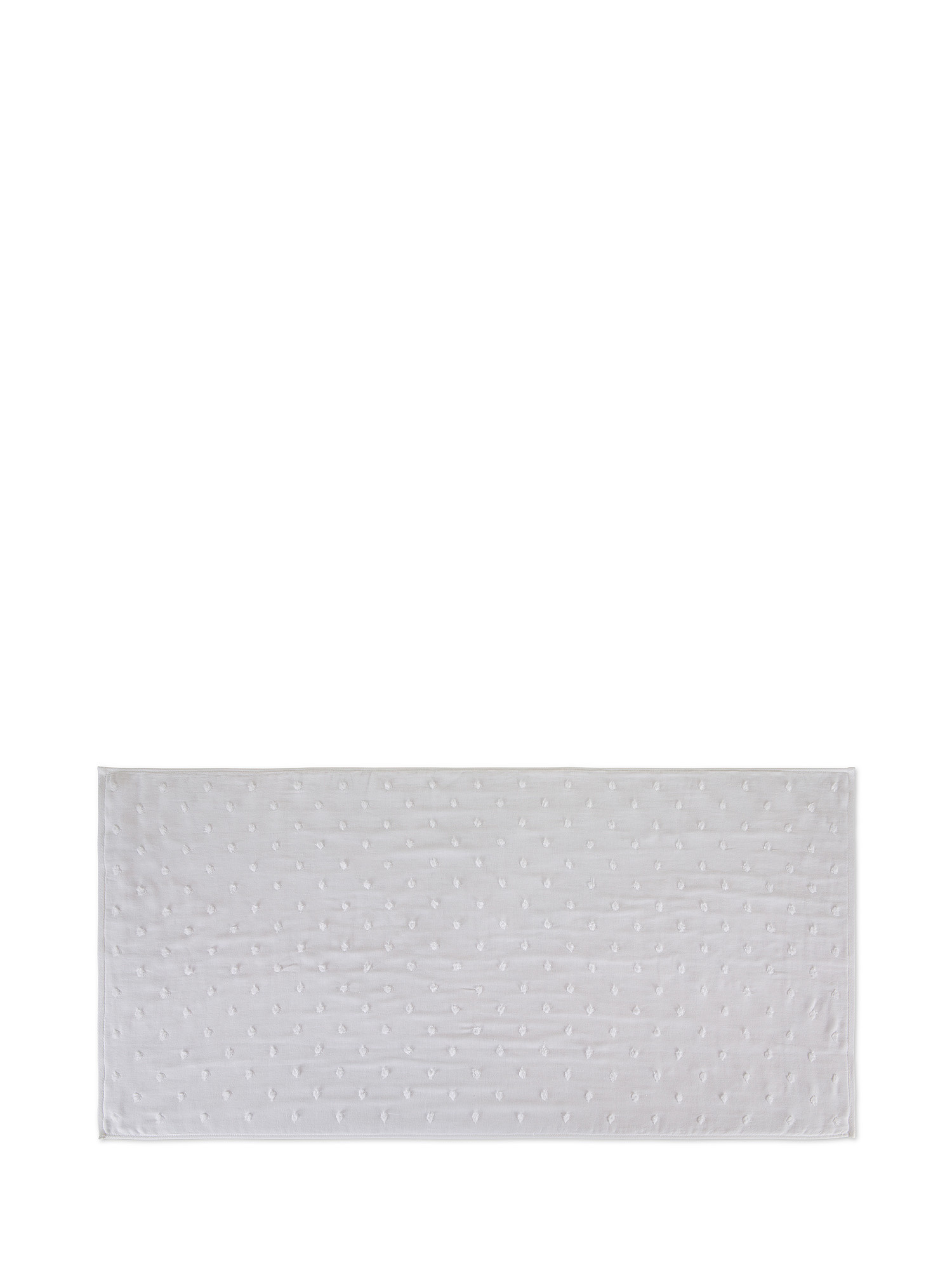 Asciugamano in spugna e garza Thermae, Bianco, large image number 1