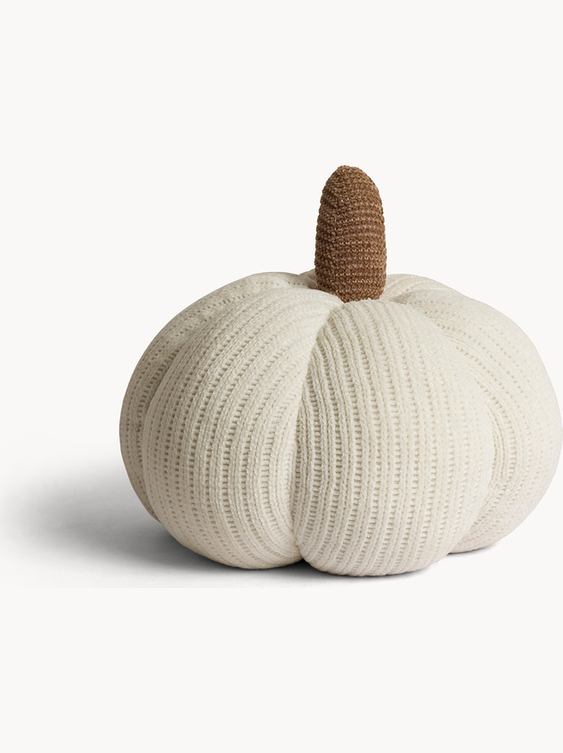 Pumpkin-shaped doorstop
