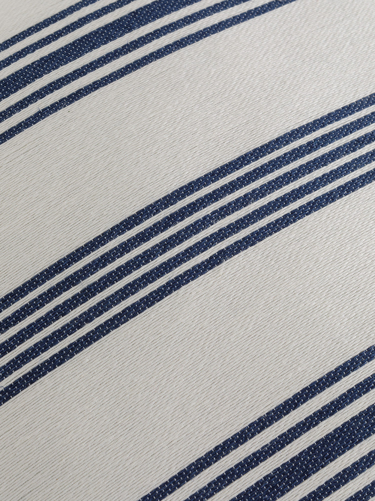 Striped jacquard cushion 50x50cm, Blue, large image number 1