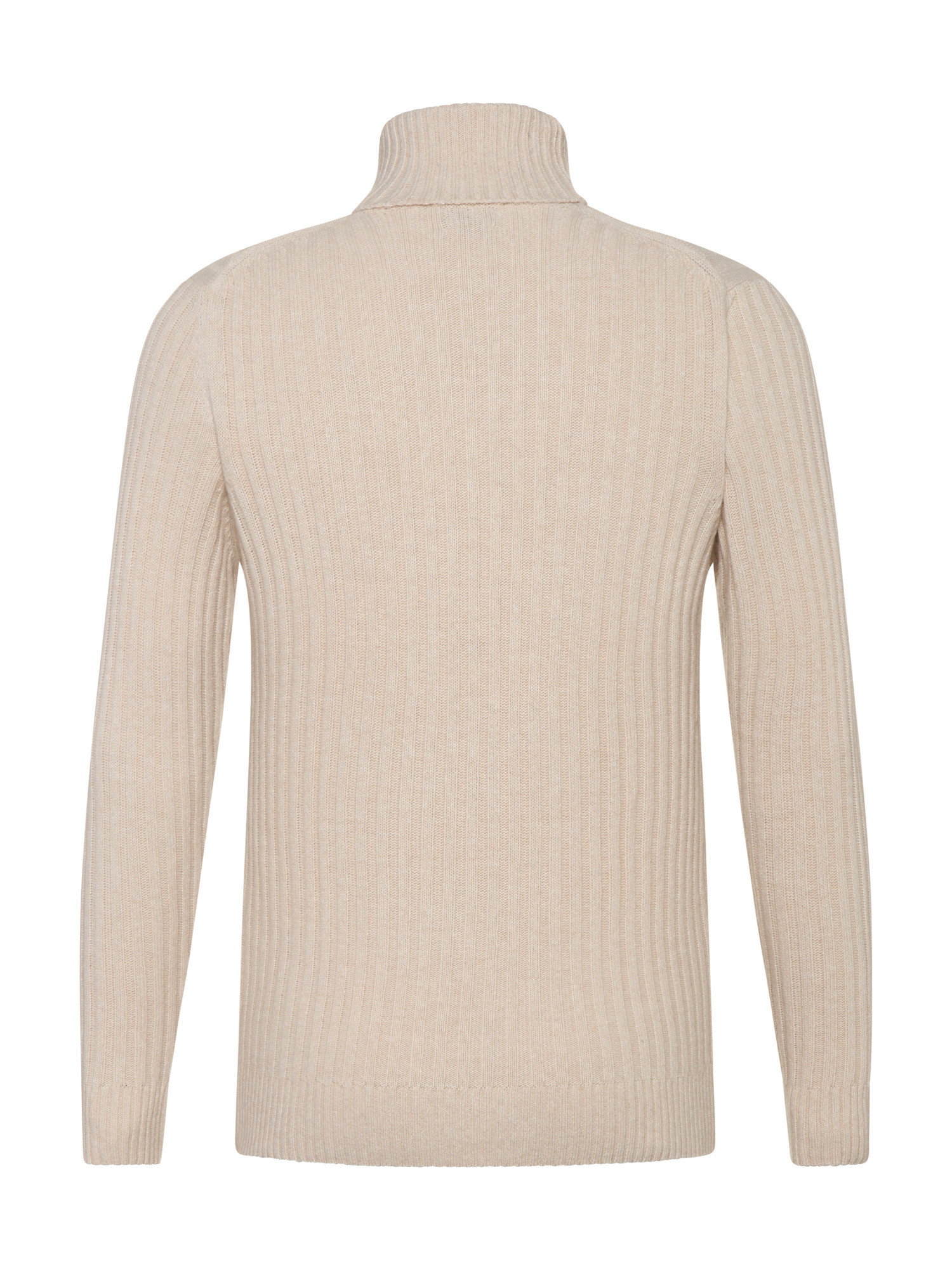 Luca D'Altieri - Cashmere blend and wool turtleneck, White Cream, large image number 1