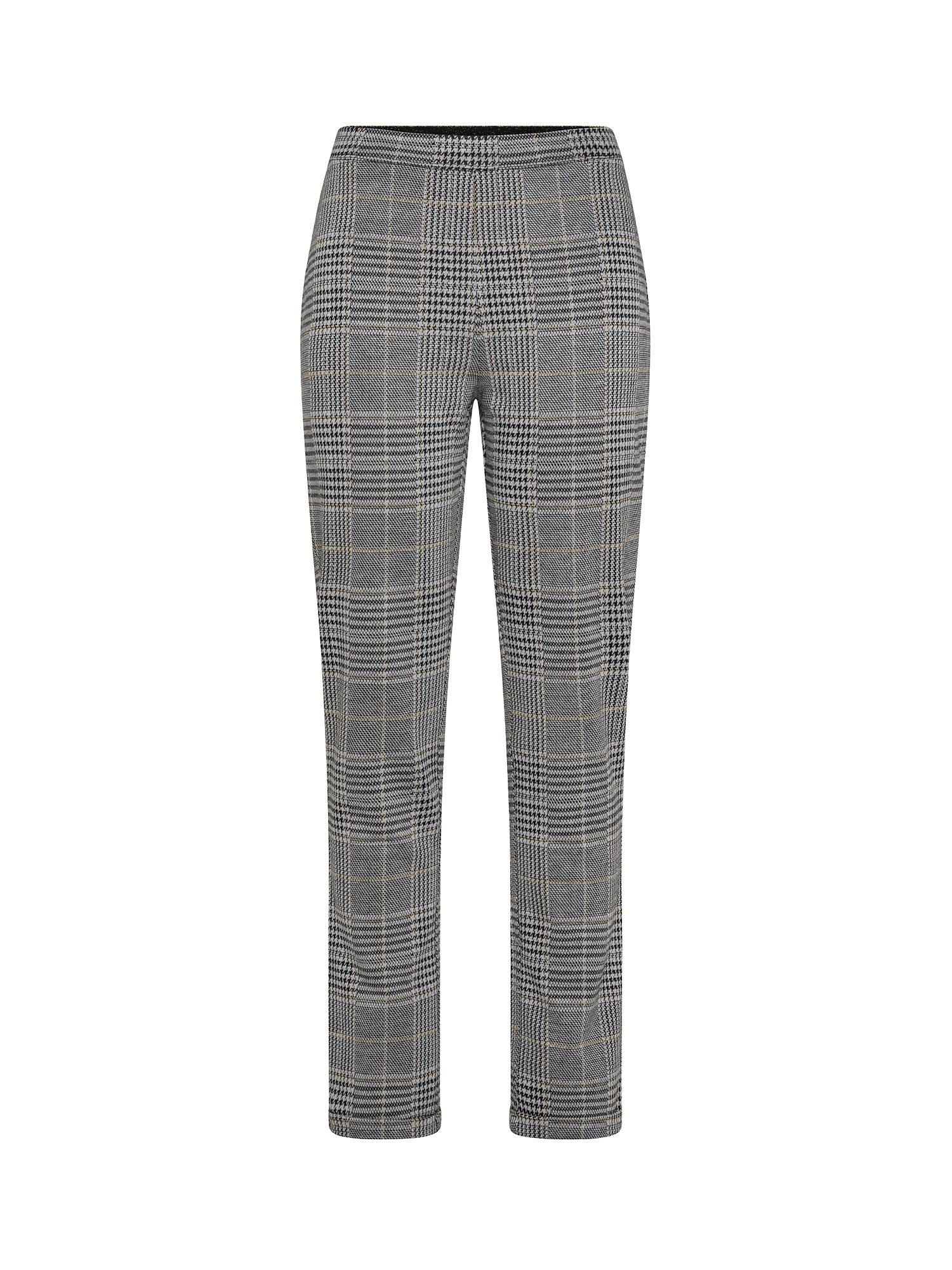 Trousers with lurex fabric, Grey, large image number 0