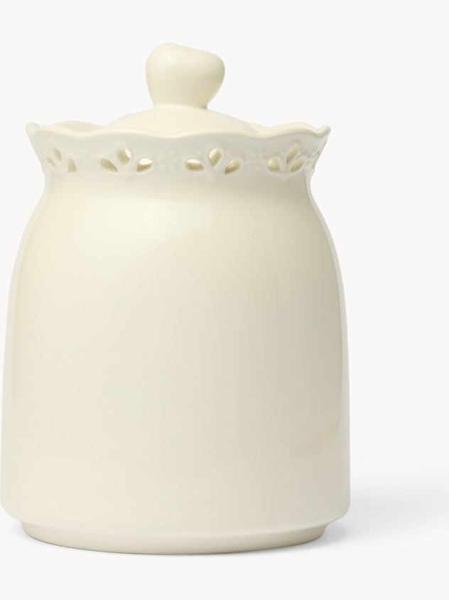 Biscottiera in ceramica traforata - Prezzo di lancio