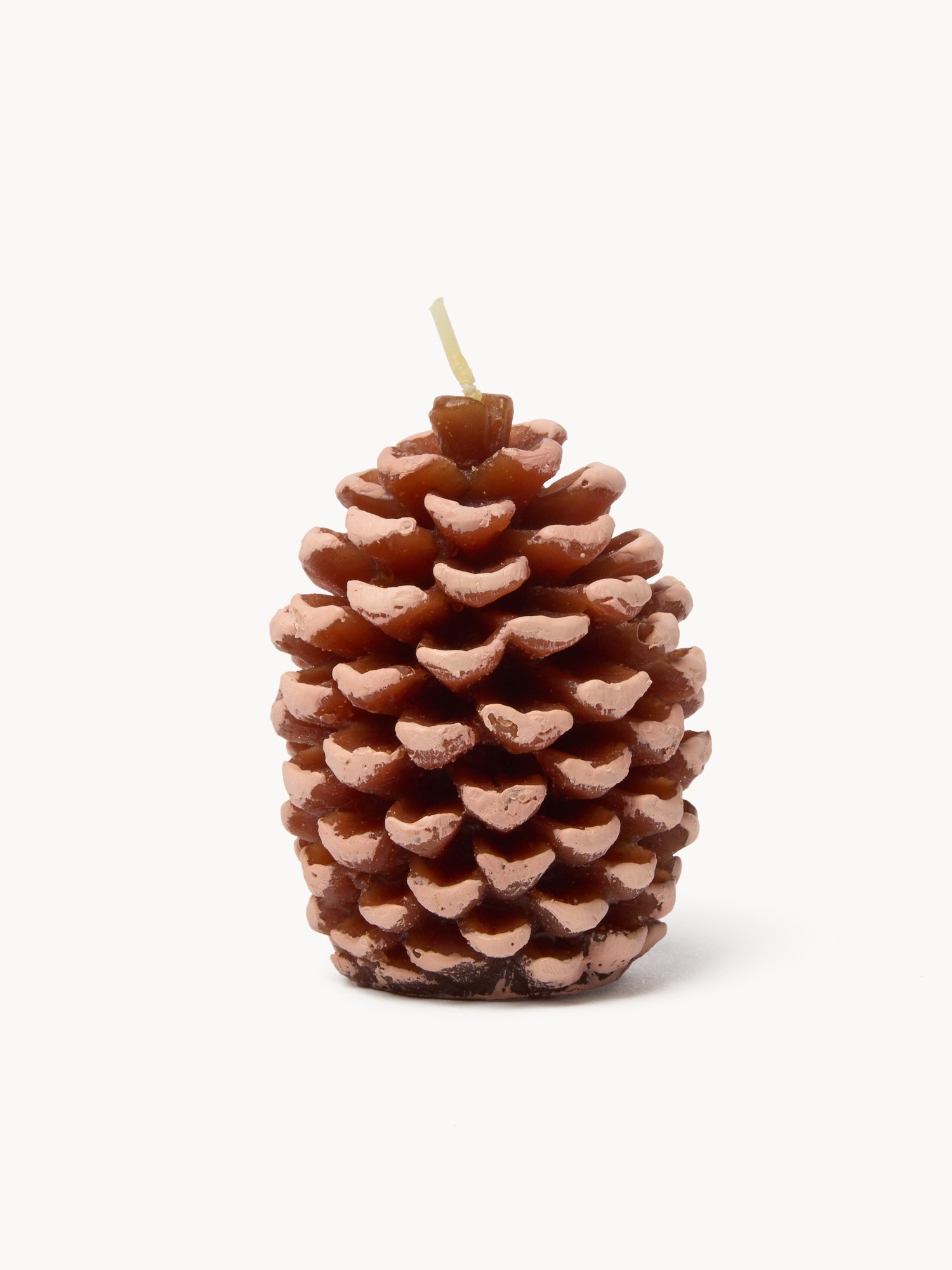 Pinecone Candle, Brown, large image number 0