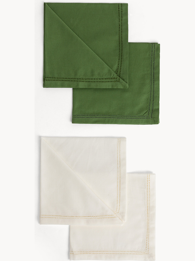 Set 6 Tovaglioli In Cotone 40x40 Cm | Lavabili In Lavatrice | Color Petrolio E Altri Colori | Tinta Unita Ed Eleganti - Foto 8