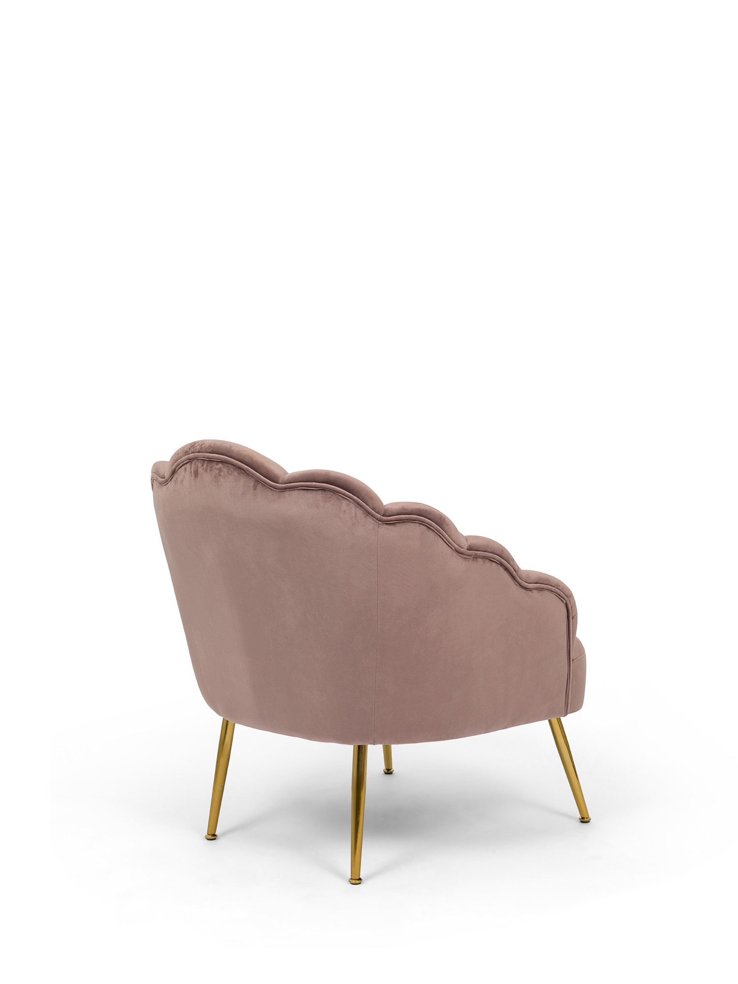 Bloom velvet armchair, Dark Pink, large image number 1