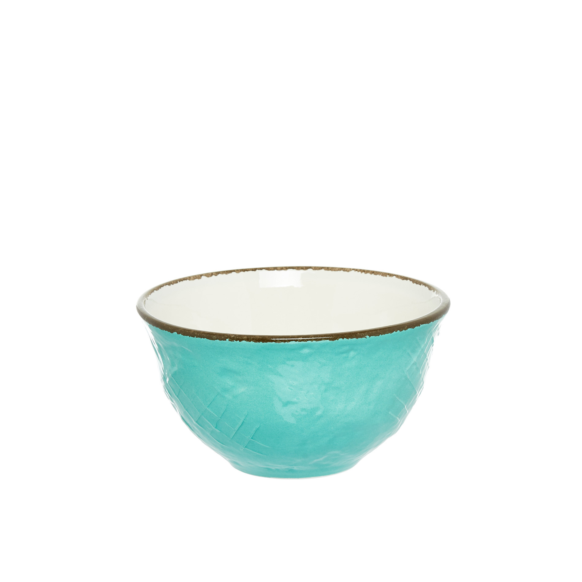 Preta small handmade ceramic bowl, Teal, large image number 0