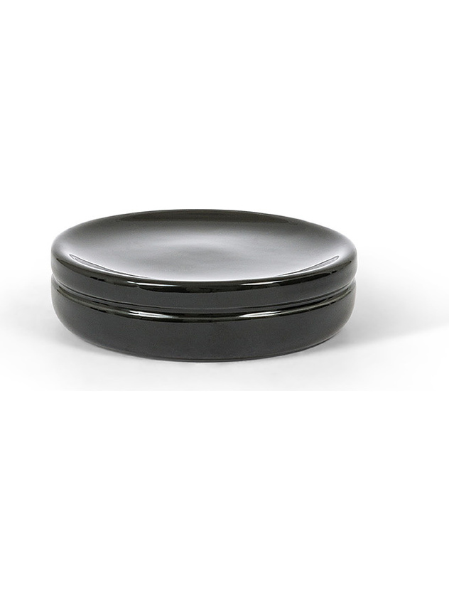Polished ceramic soap dish