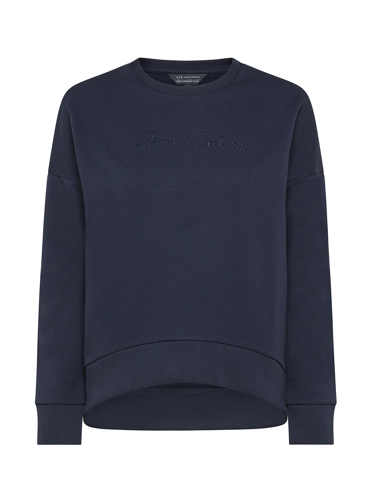 Armani Exchange - Sweatshirt with logo, Dark Blue, large image number 0