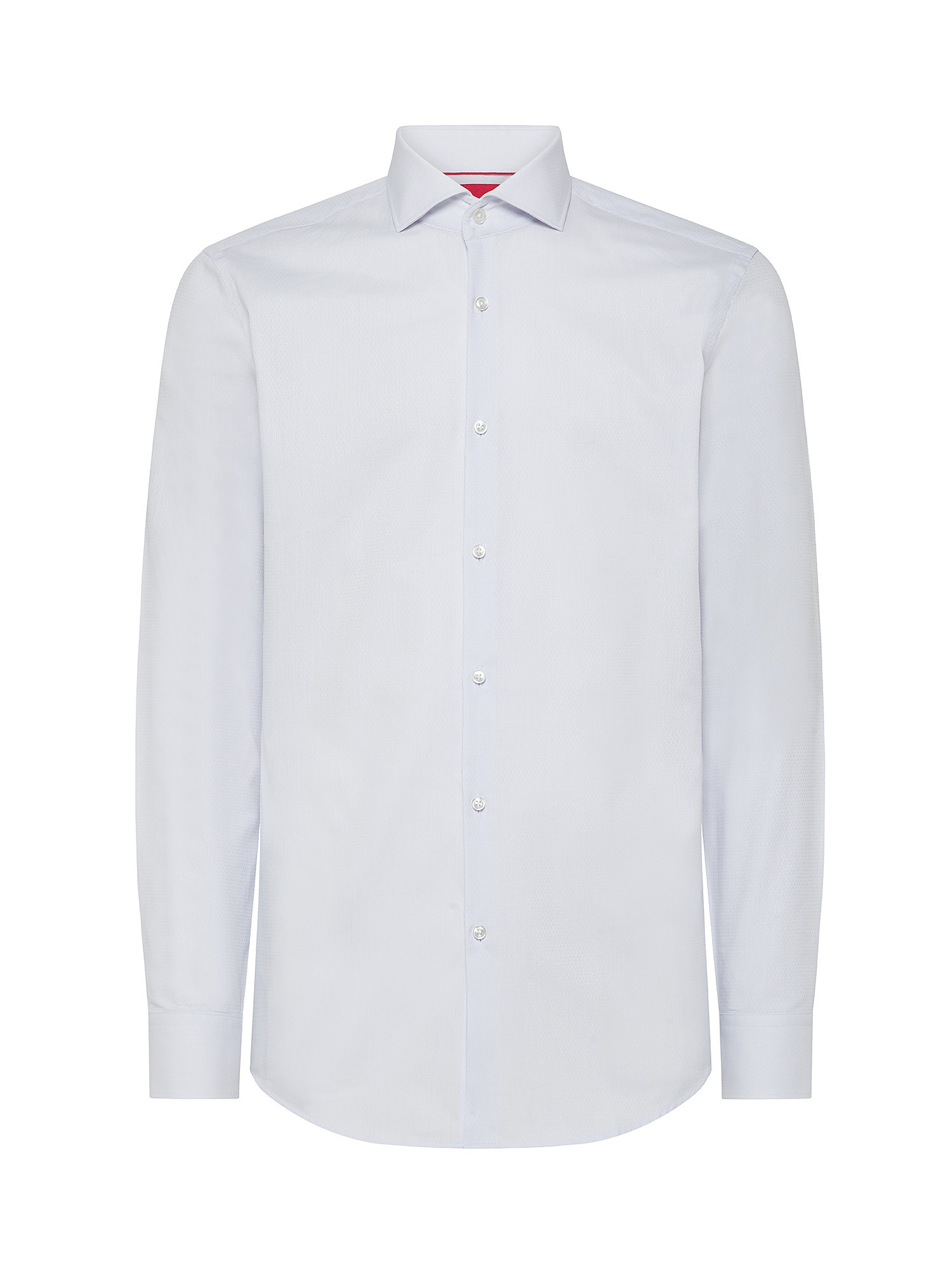Hugo - Slim fit poplin cotton shirt, White, large image number 1
