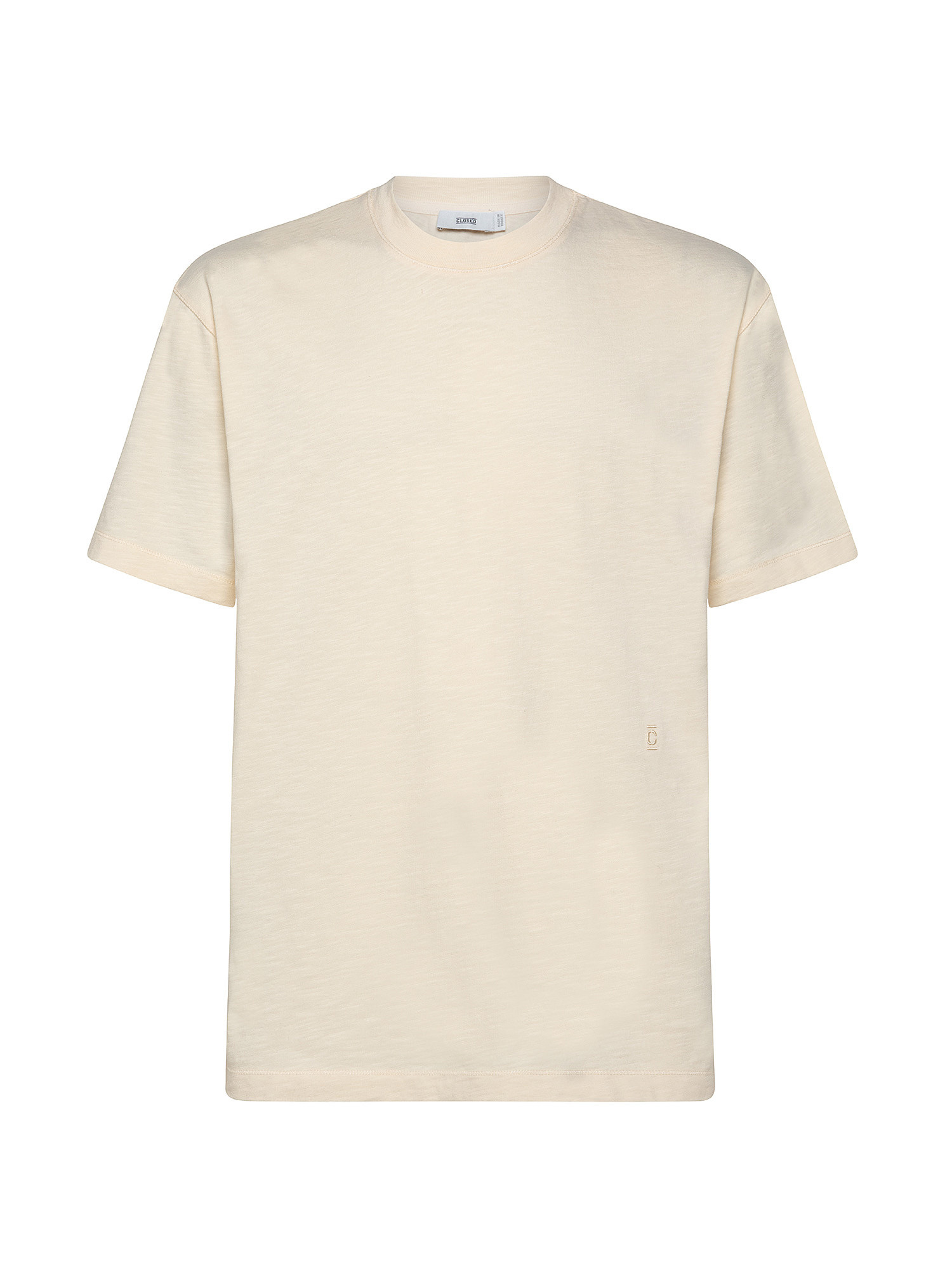 T-Shirt morbida, Bianco panna, large image number 0