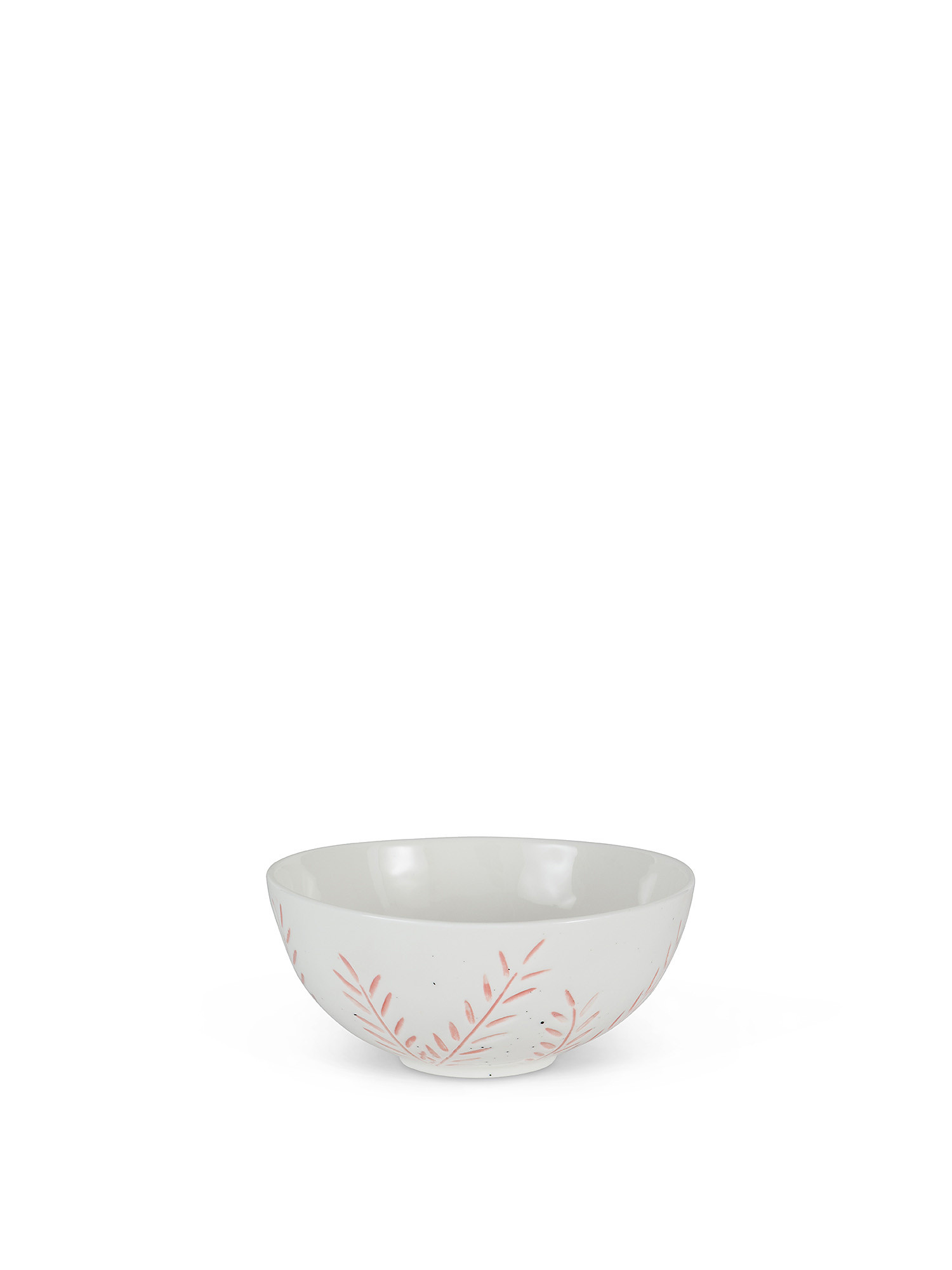Porcelain bowl with foliage motif, White, large image number 0