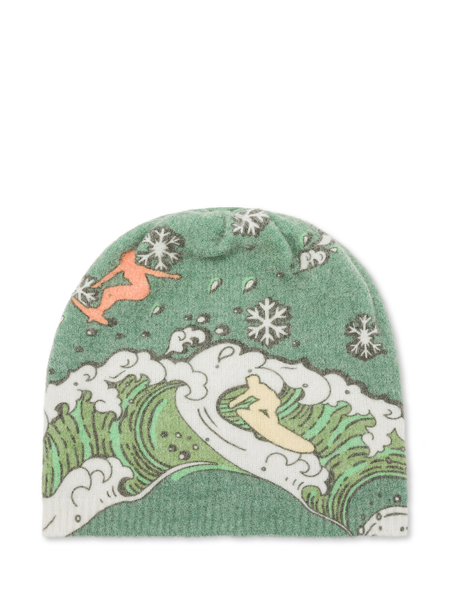 The Surfer's Christmas cap by Paula Cademartori, Green, large image number 0