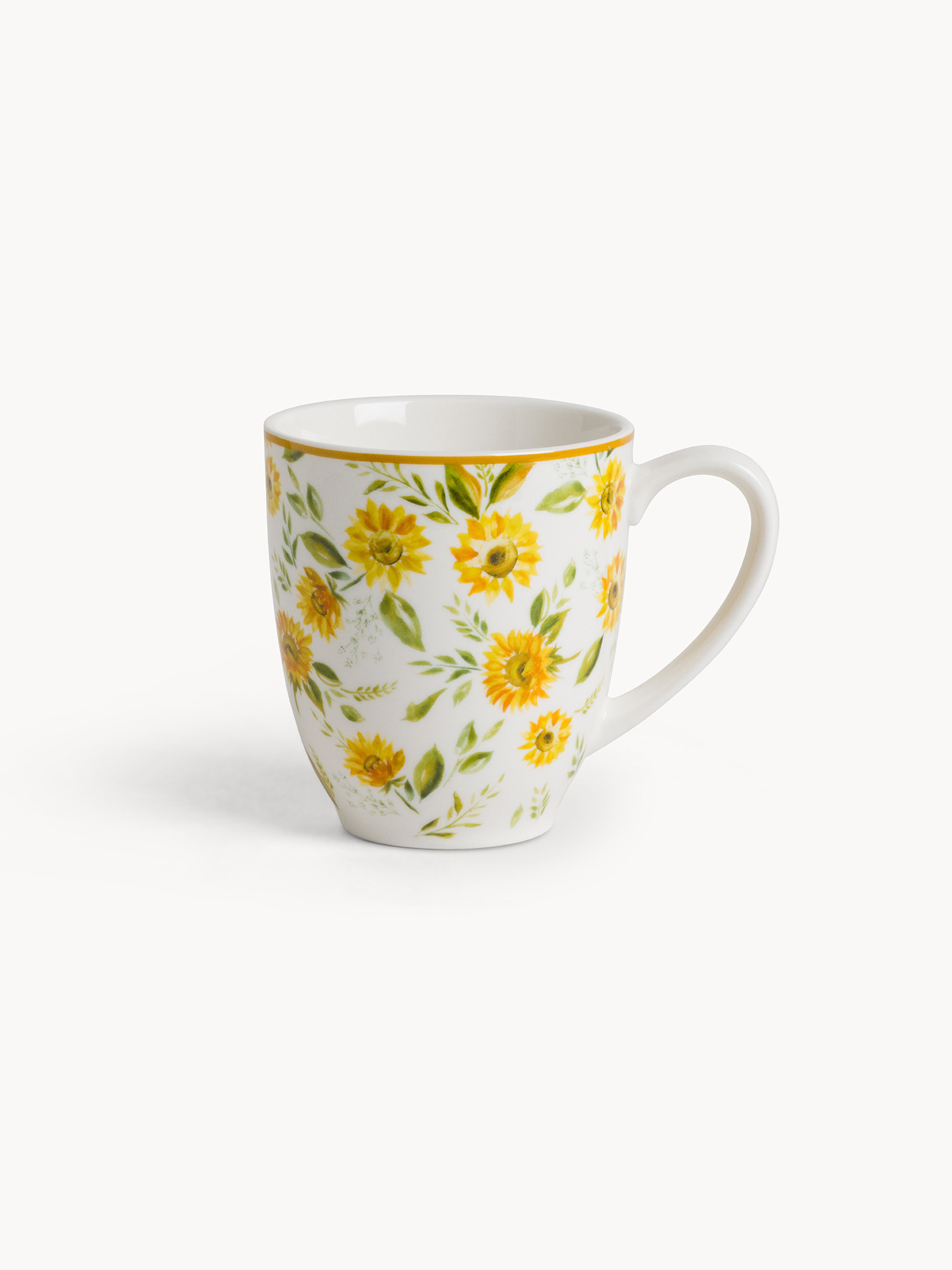 Mug new bone china motivo girasoli, Multicolor, large image number 0