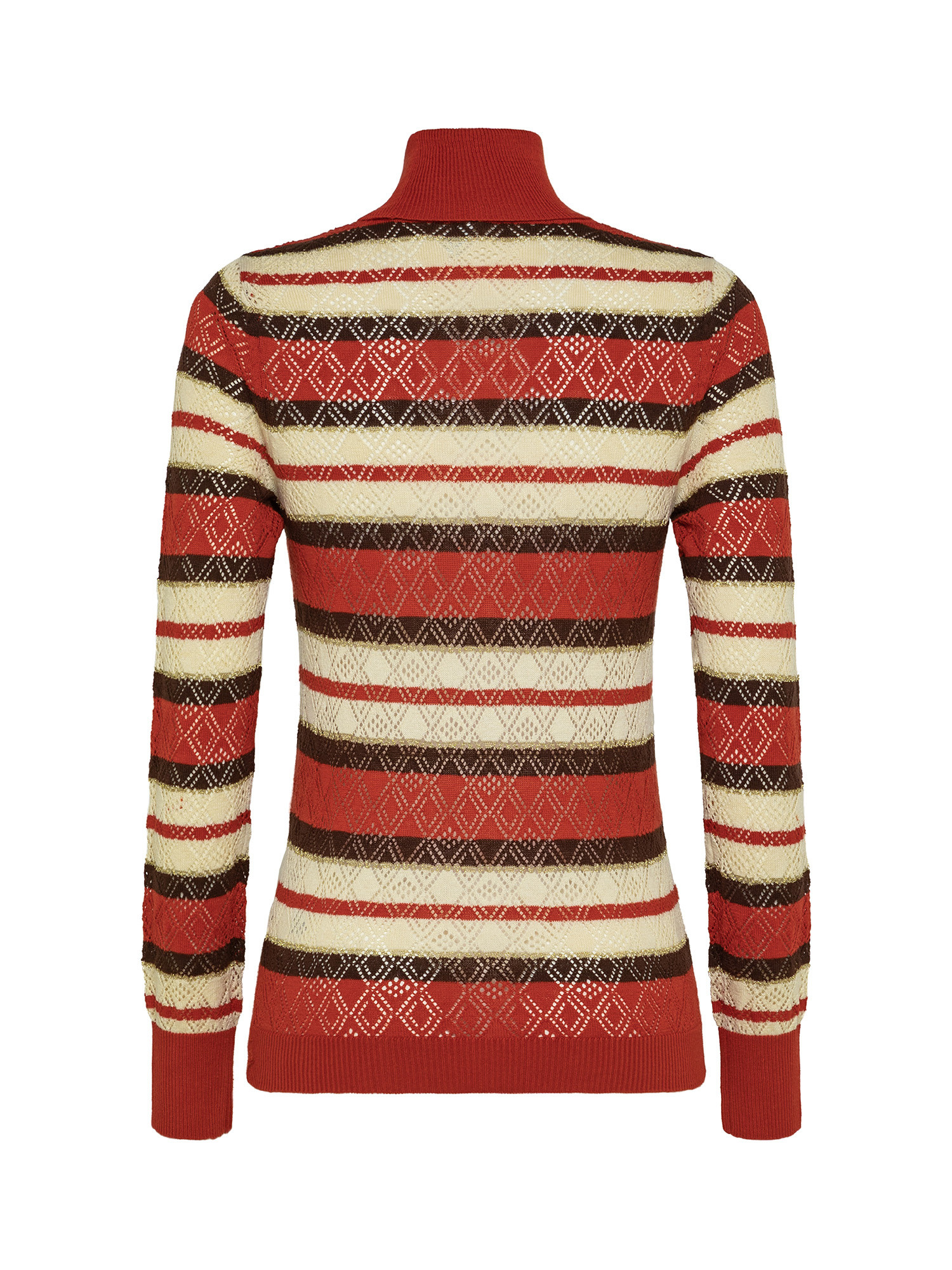 Striped turtleneck sweater, Multicolor, large image number 1