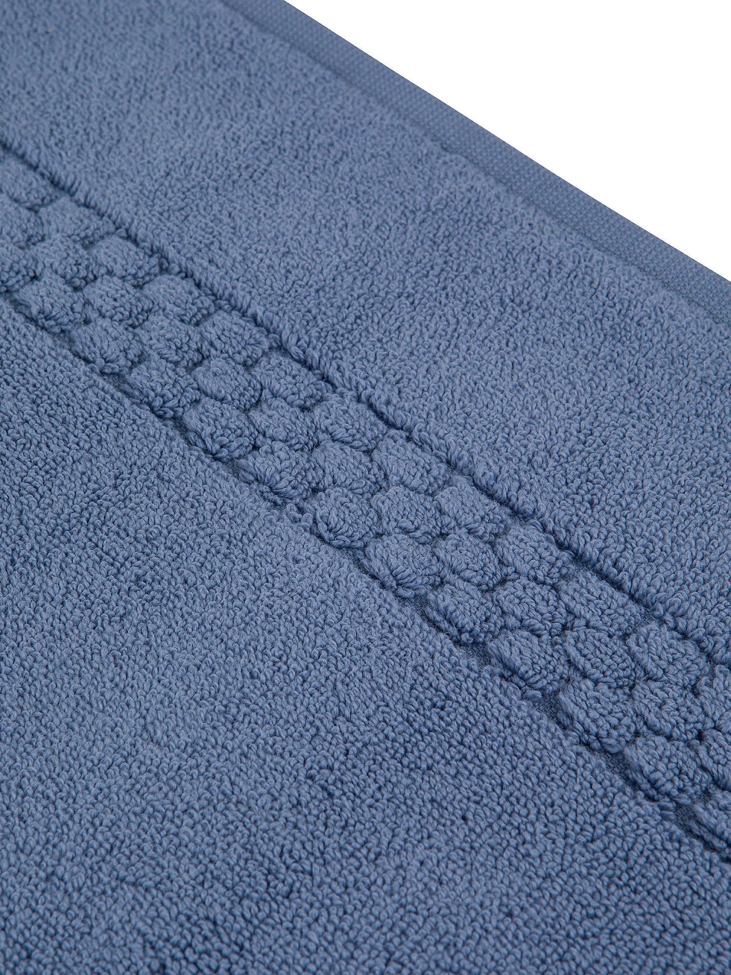 Thermae premium quality cotton bath mat, Blue, large image number 1