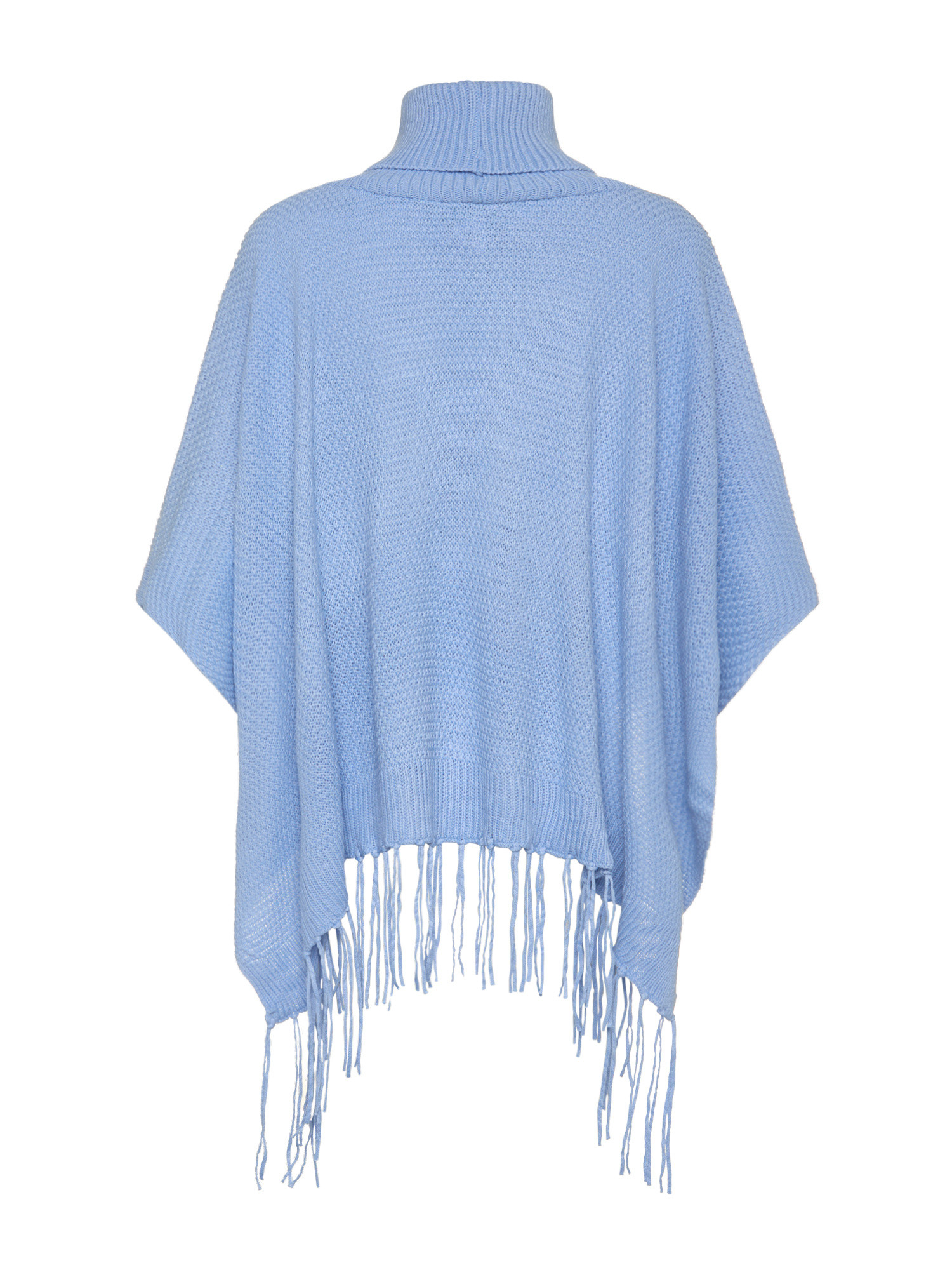 Koan - Knitted poncho, Light Blue, large image number 1