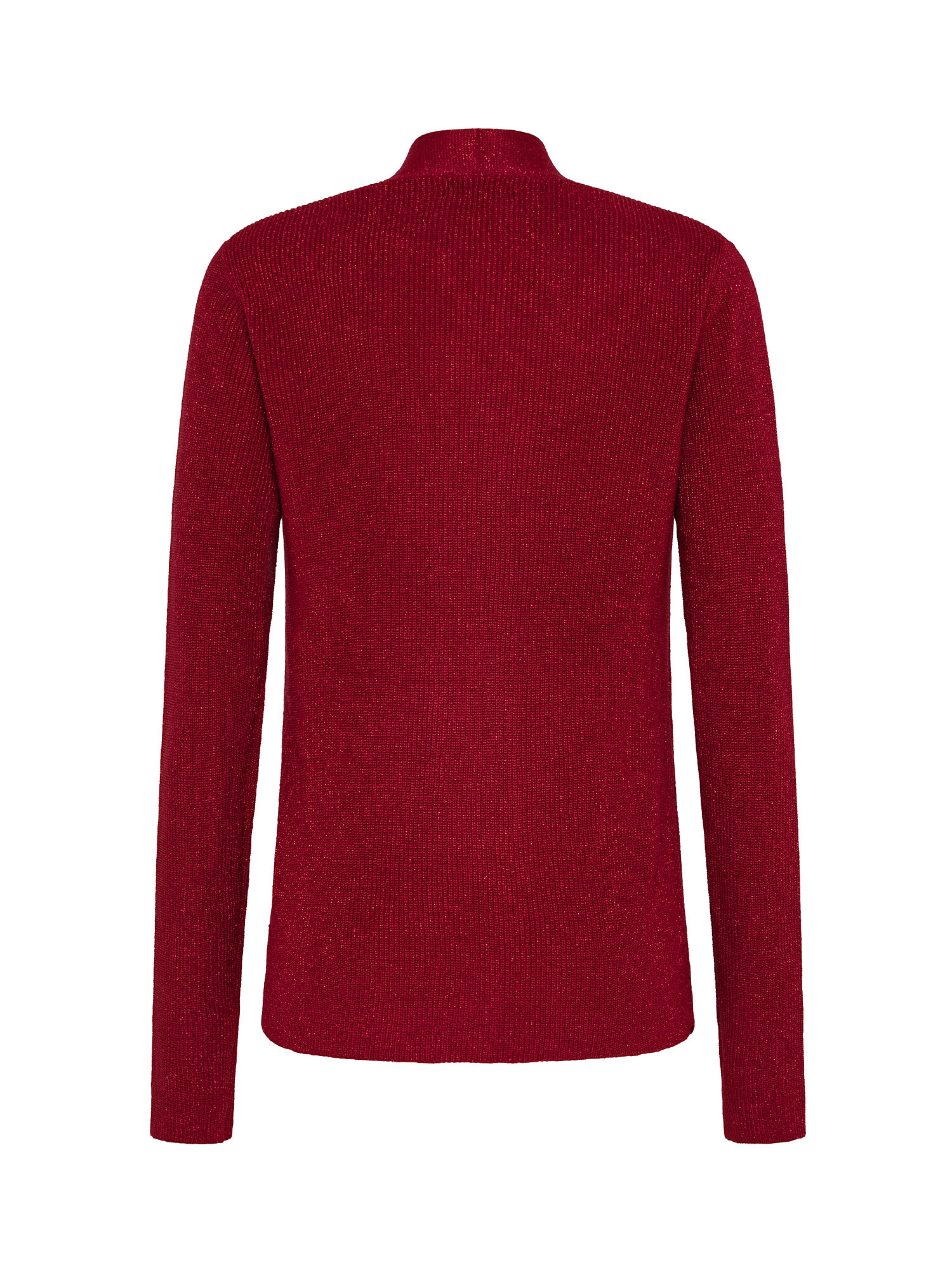 Knitted cardigan, Red, large image number 1