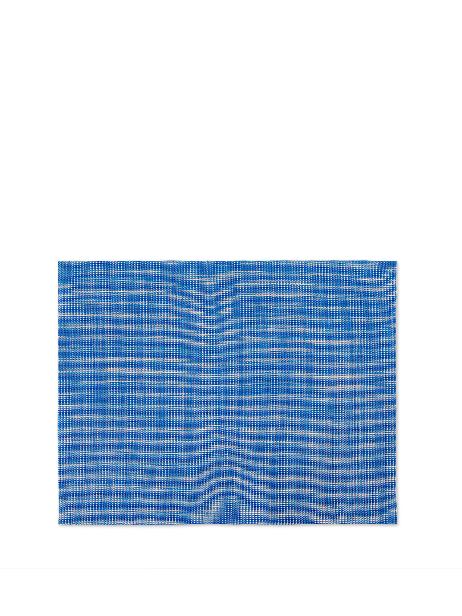 Solid color PVC placemat, Blue, large image number 0
