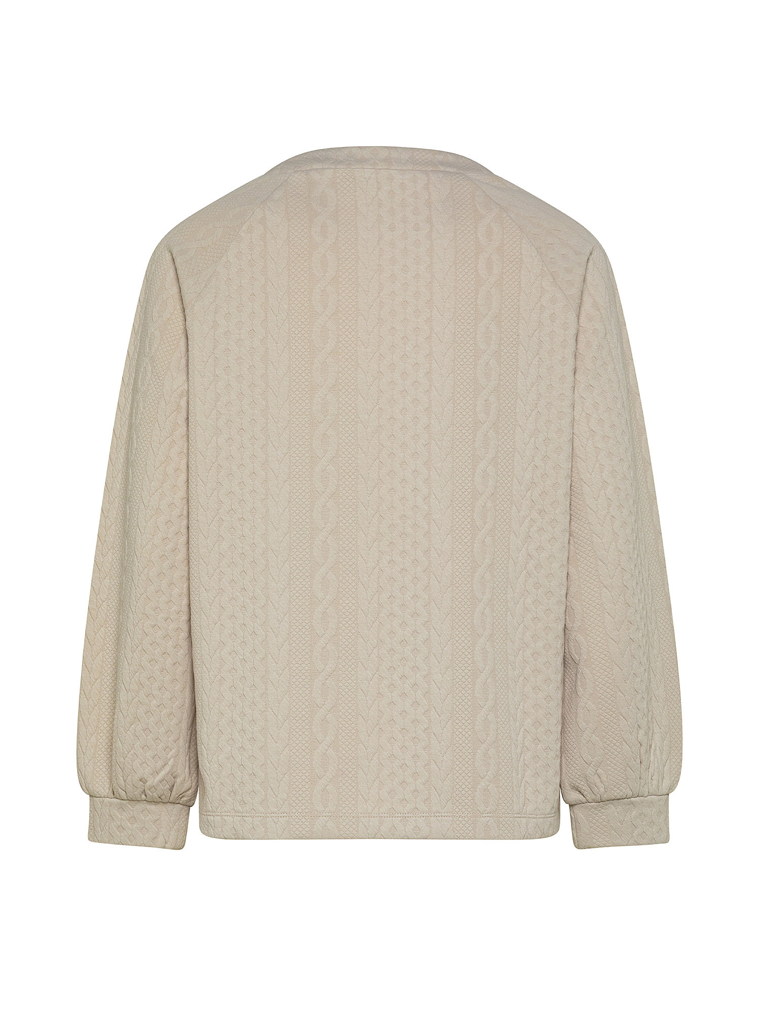 Sweater with pattern, Beige, large image number 1