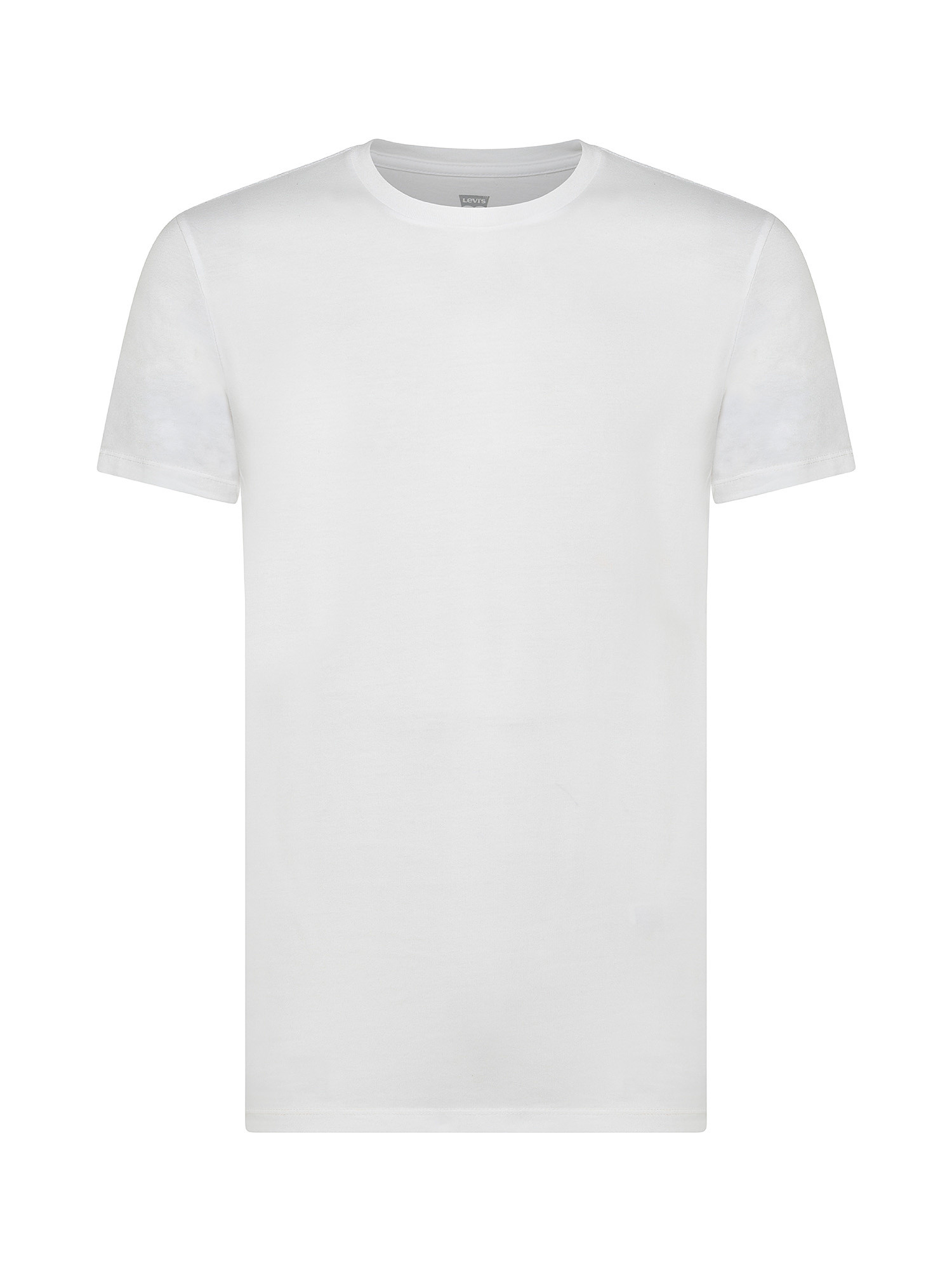 T-shirt a tinta unita, Bianco, large image number 0