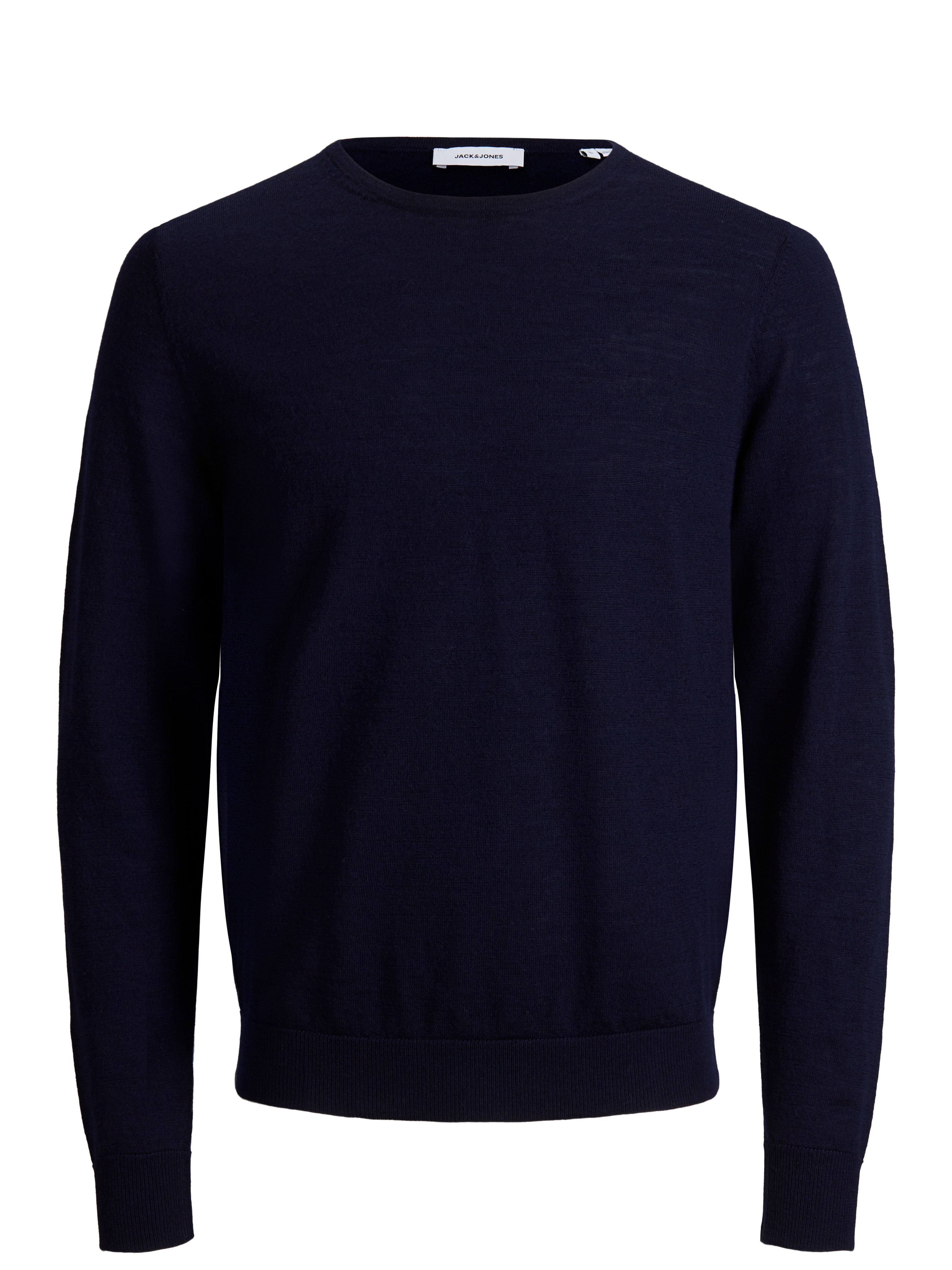 Men's knitted merino wool pullover, Blue, large image number 0