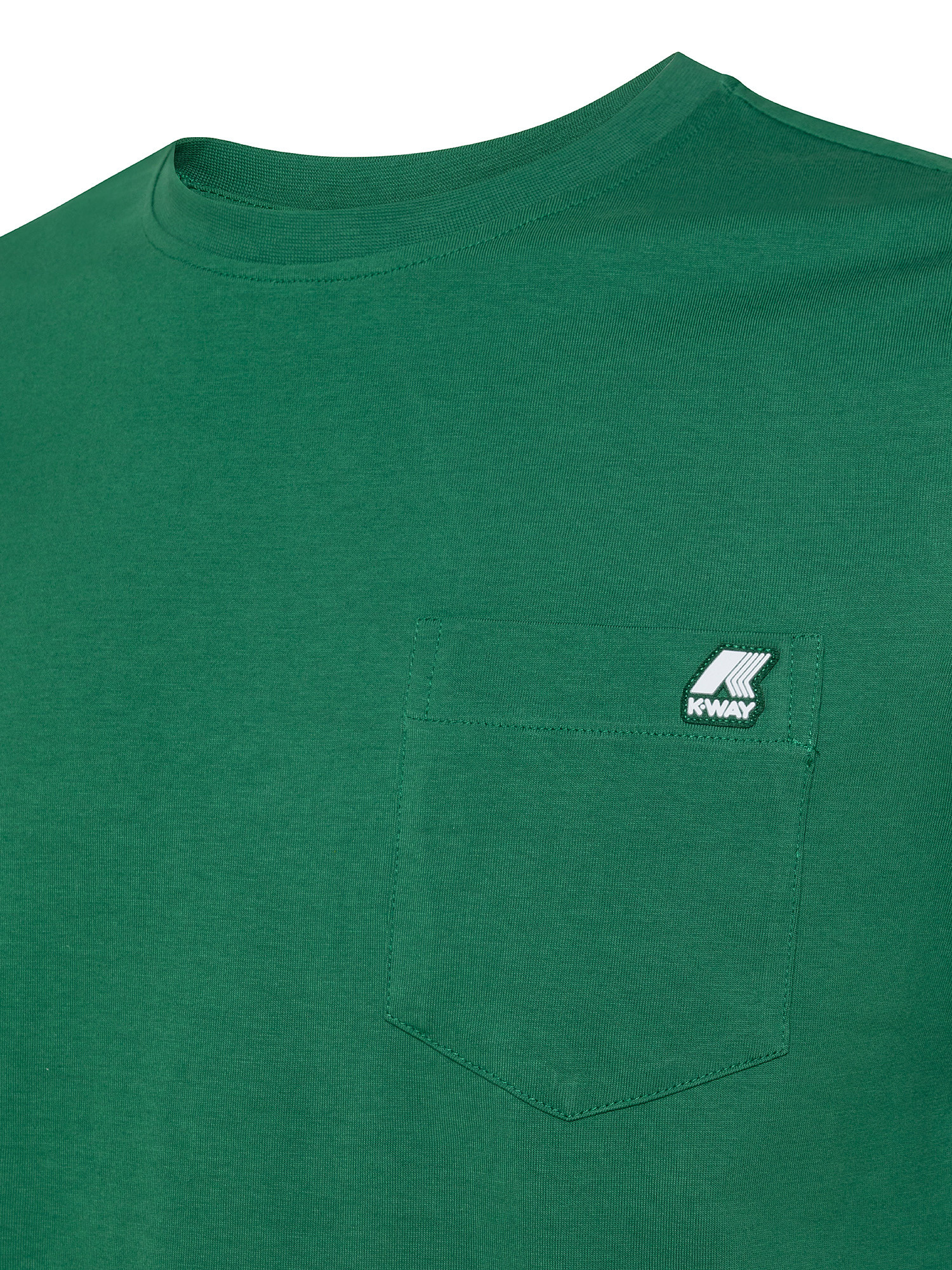 T-shirt slim fit, Verde scuro, large image number 2