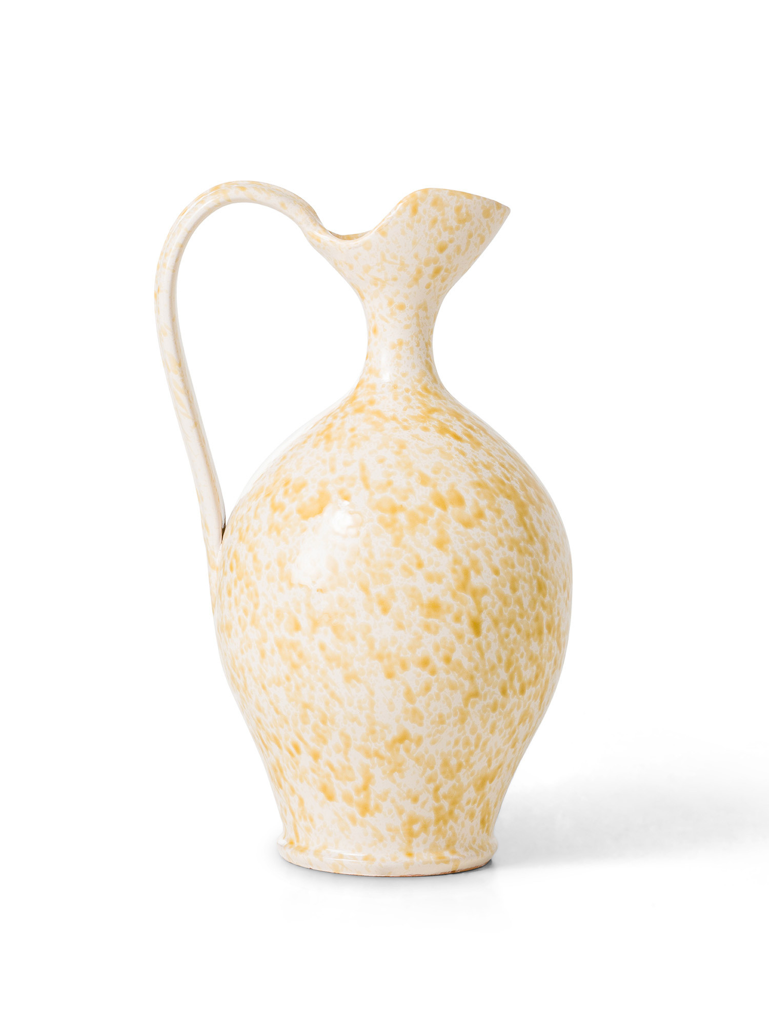 Made in Italy handcrafted ceramic amphora, Yellow, large image number 0
