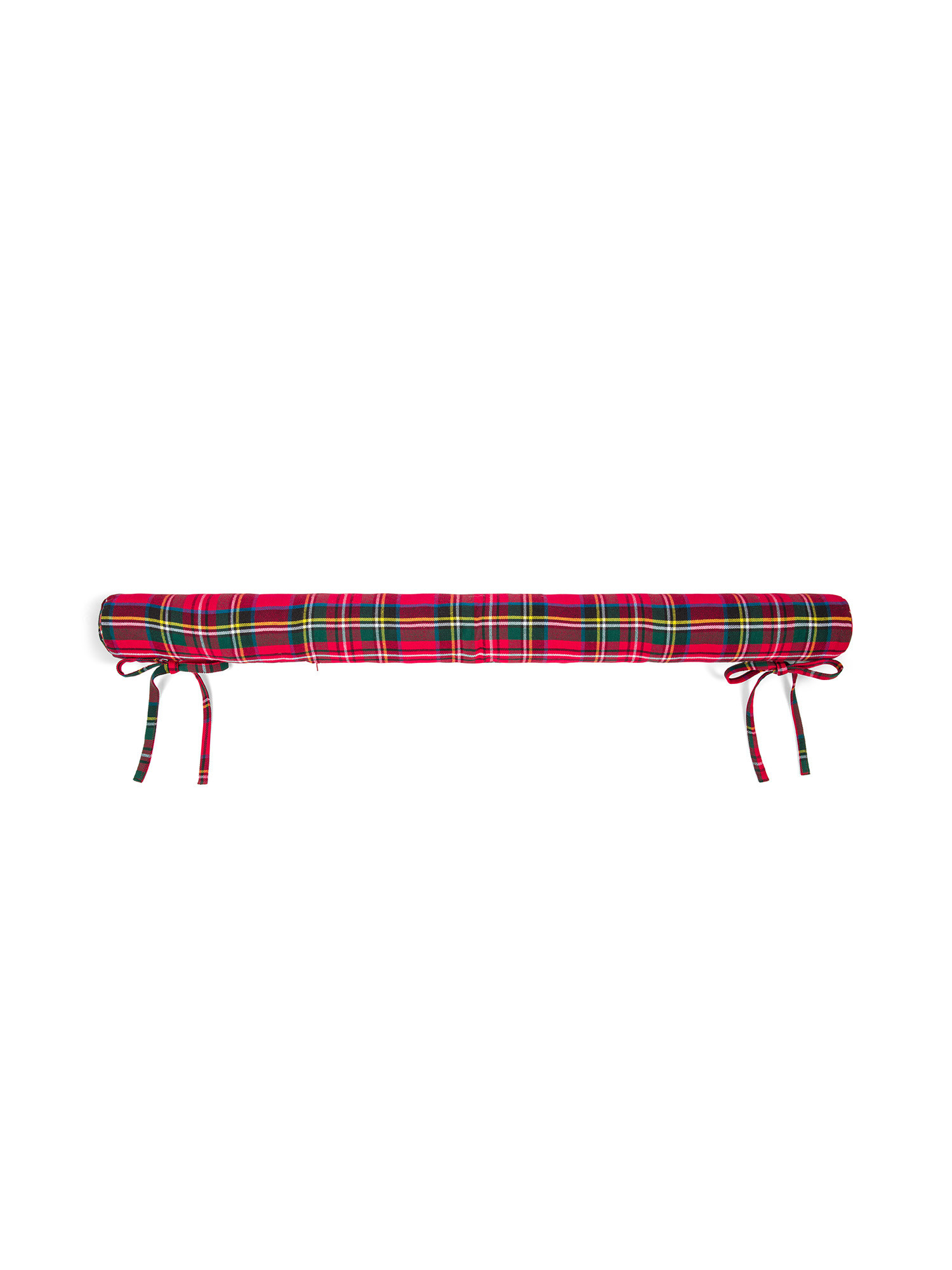 Paraspifferi in cotone motivo tartan, Rosso, large image number 0