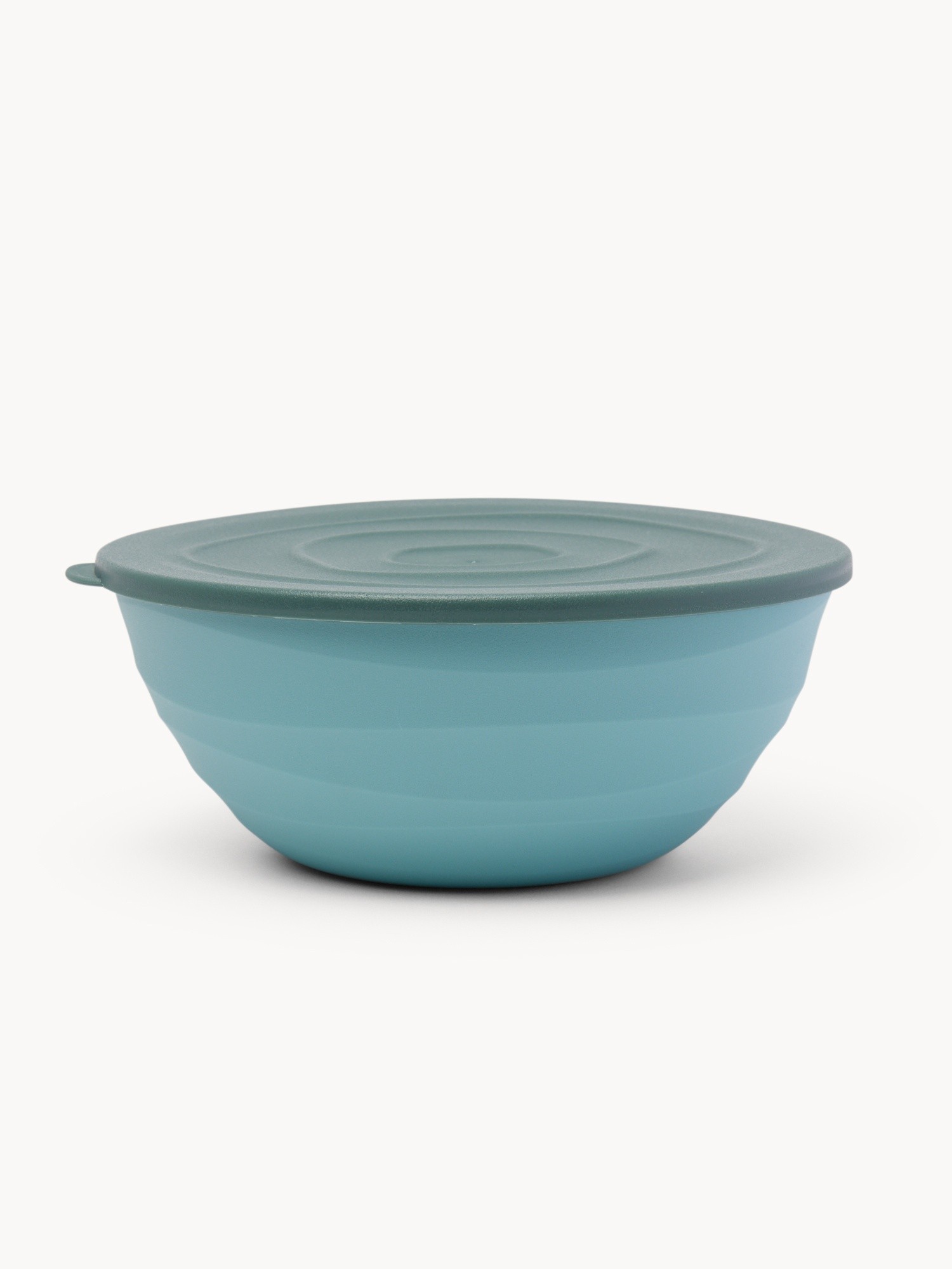 Plastic Bowl with Lid - Introductory Price, Powder blue, large image number 0