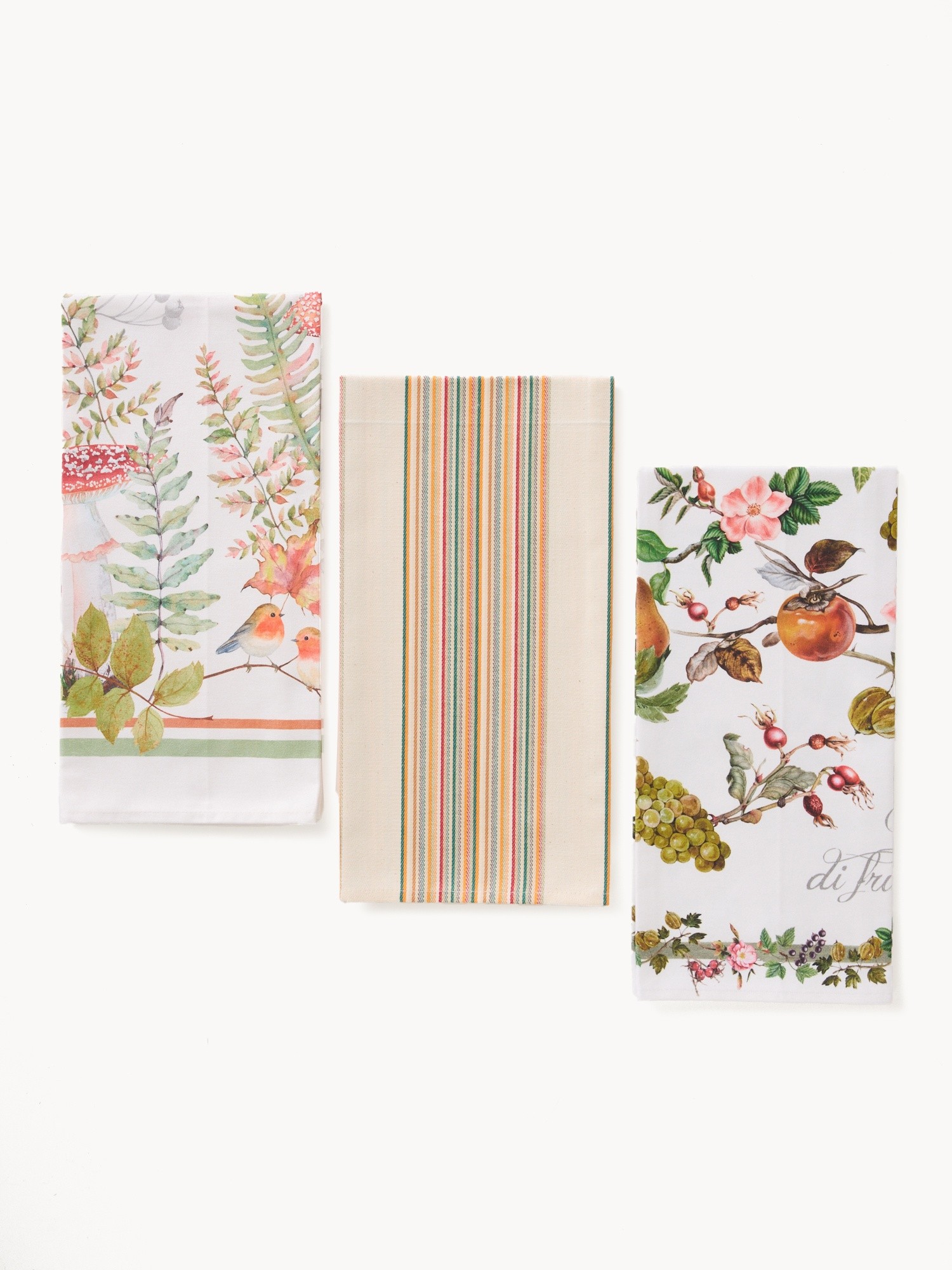 Cotton twill tea towel by Tessiture Randi, Multicolor, large image number 0