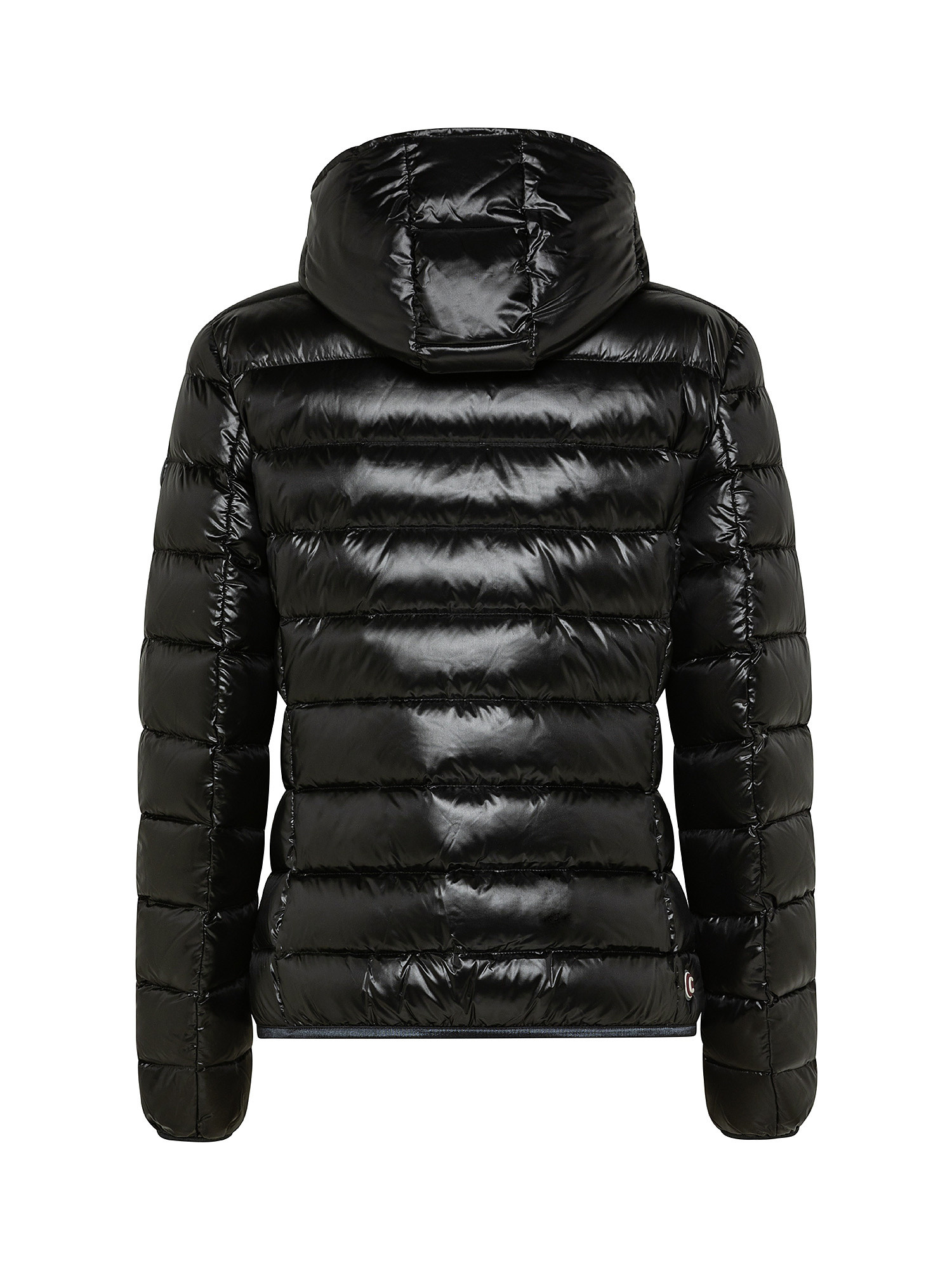 Quilted jacket with hood, Black, large image number 1