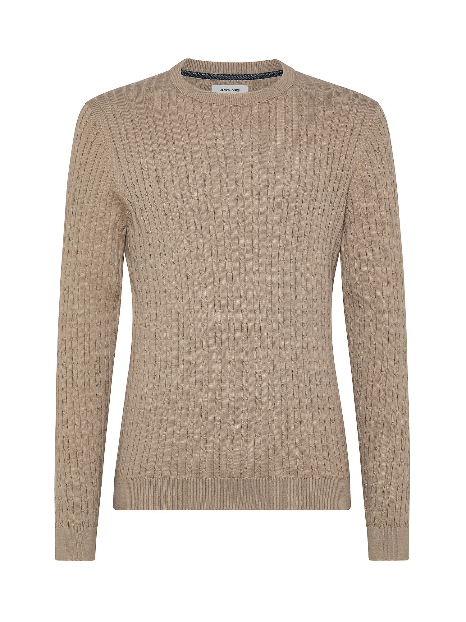 Maglione Girocollo, Beige, large image number 0