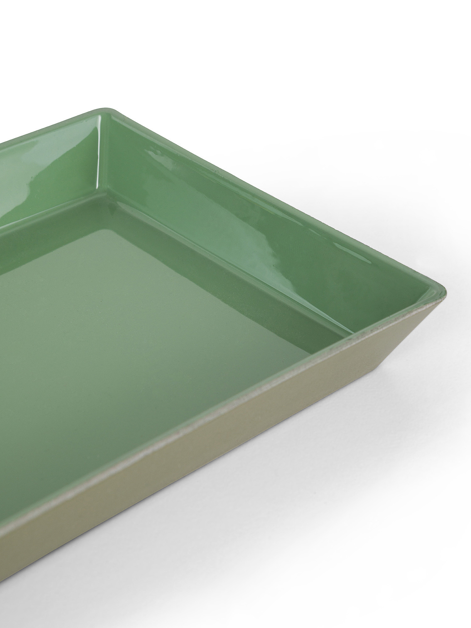 Colored PVC tray, Green, large image number 1