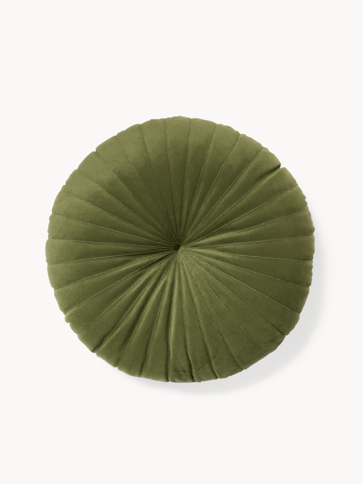 Solid velvet pillow - Discounted Price, Green, large image number 0