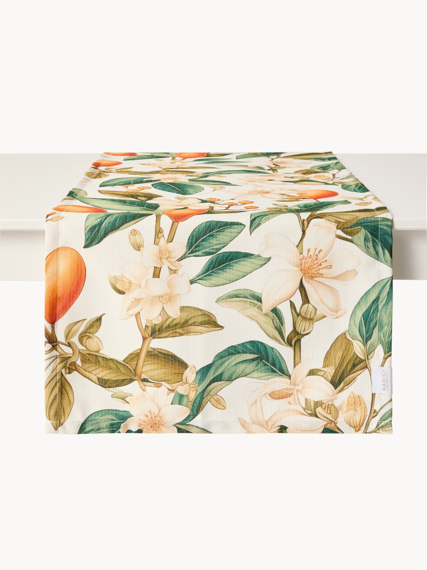 Runner in cotone stampa fragola by Tessitura Randi, Multicolor, large image number 1